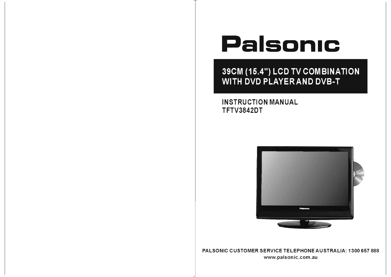 Palsonic TFTV3842DT Owner Manual