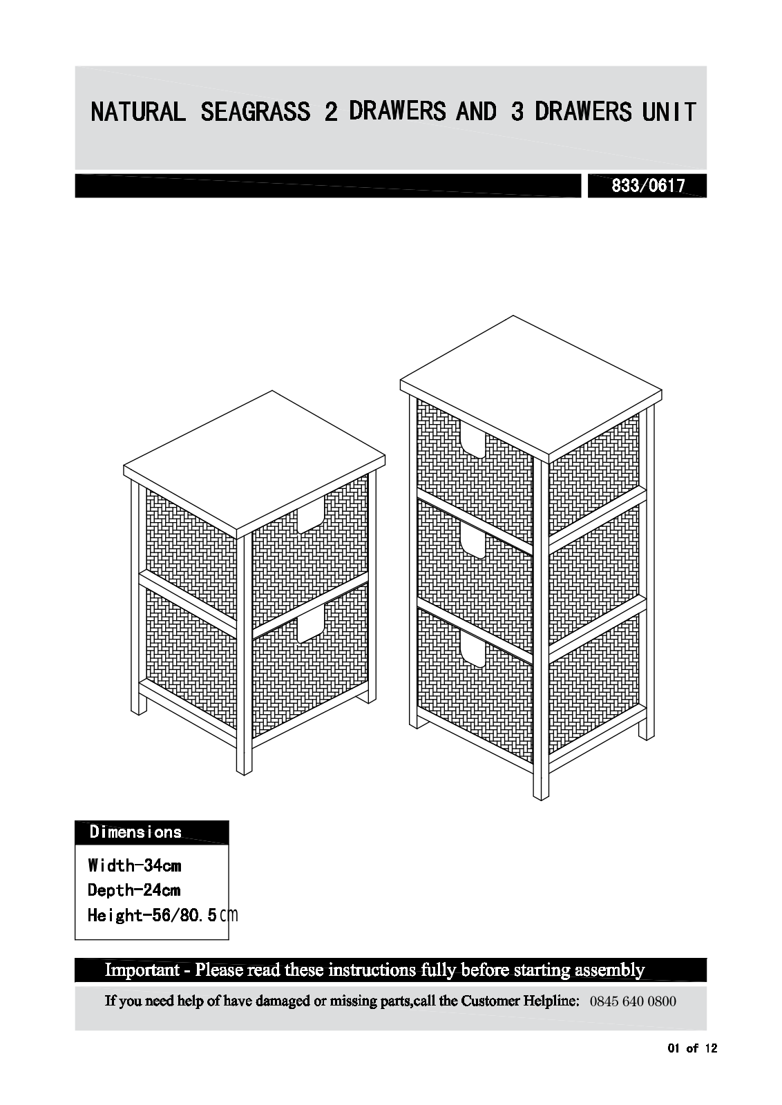Argos 833/0617 User guide - ManualMachine.com
