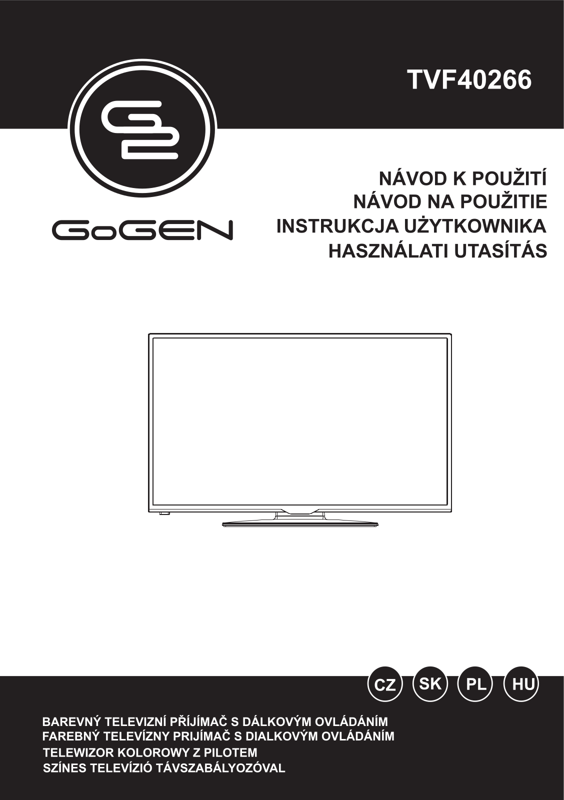 GoGen TVF 40266 User Manual