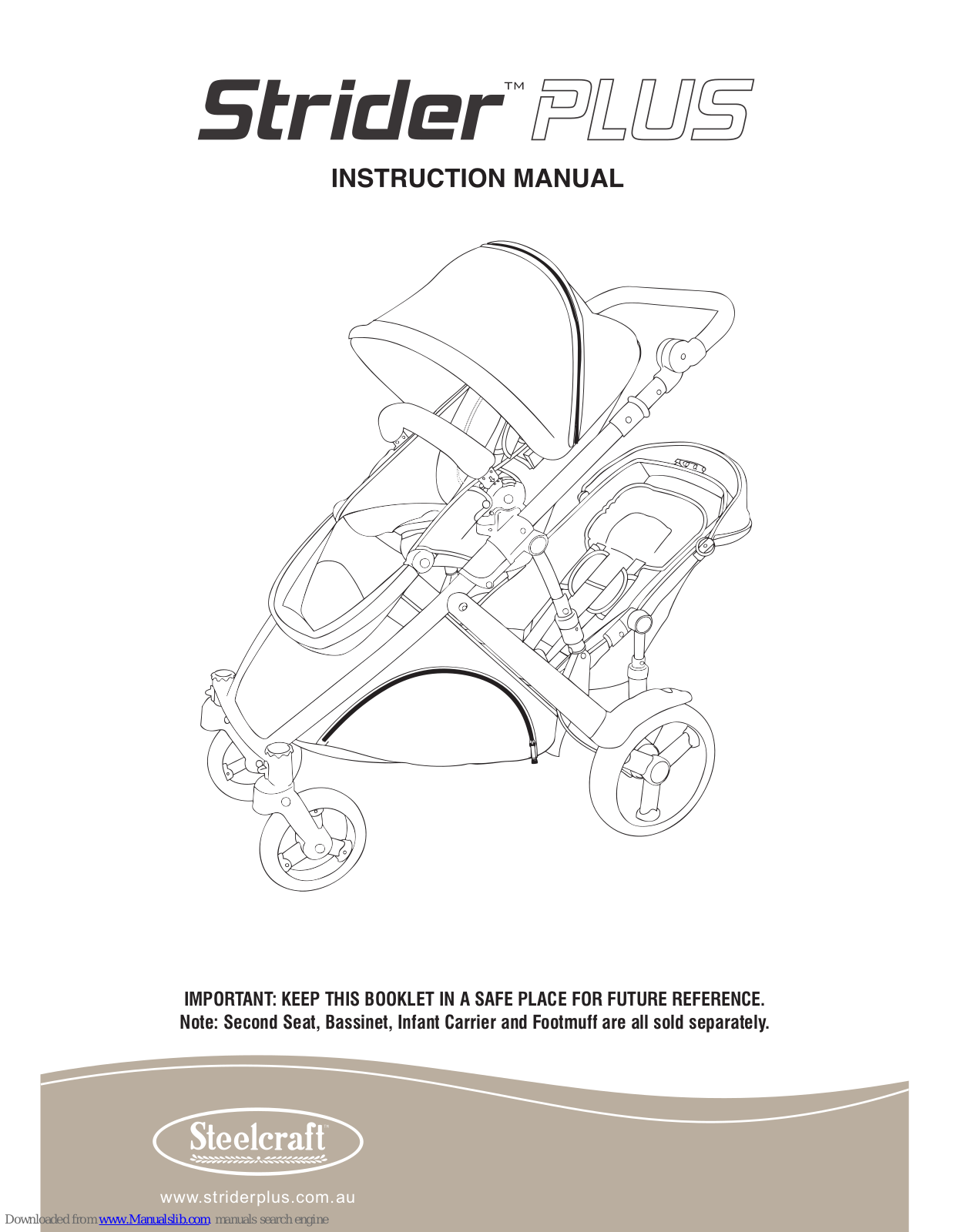 Britax Steelcraft STRIDER PLUS User Manual