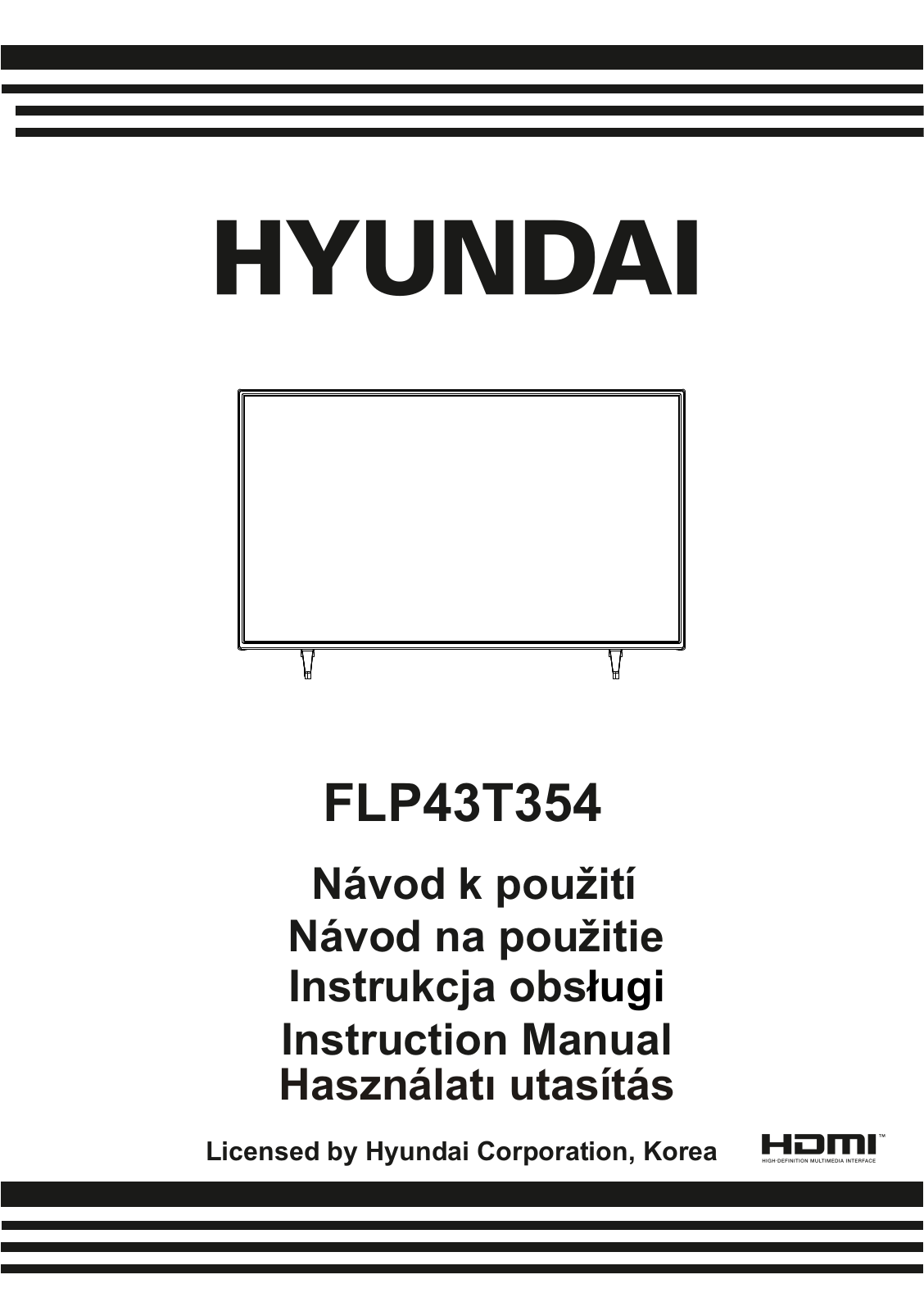 Hyundai FLP 43T354 User Manual