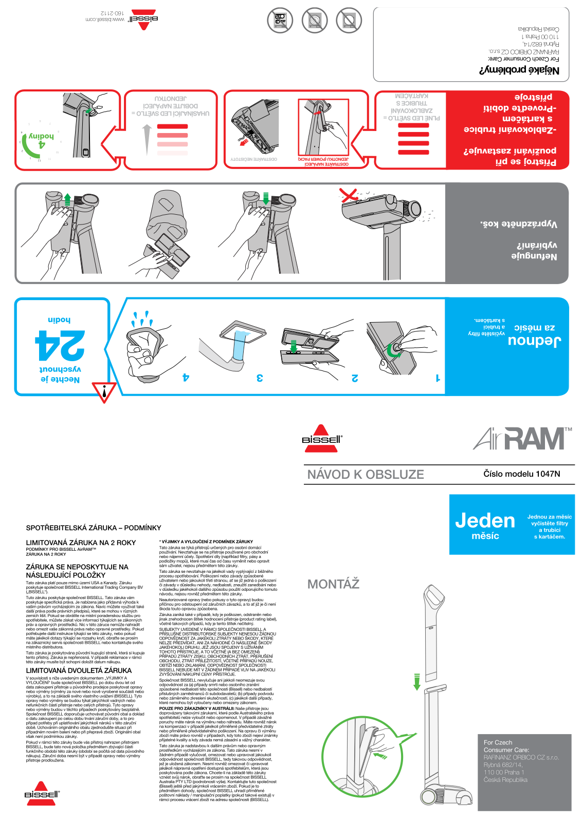 Bissell 1047N User Manual