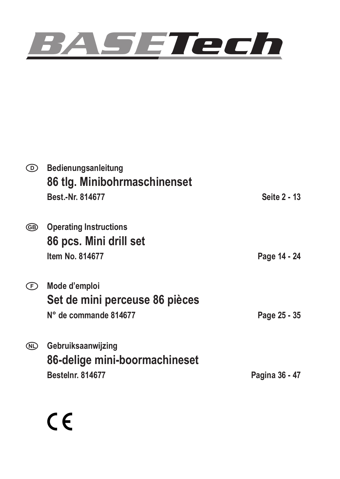 Basetech 814677 User guide