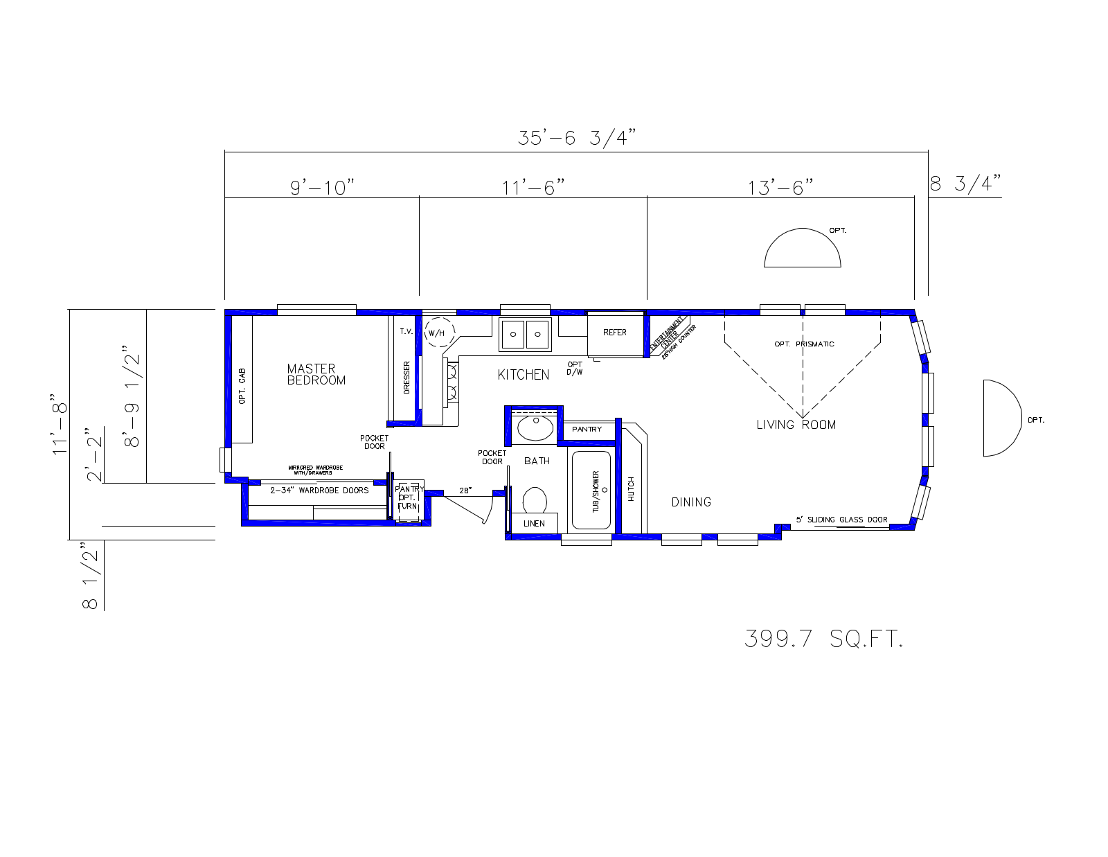 Silvercrest Model-161 Floor Plan