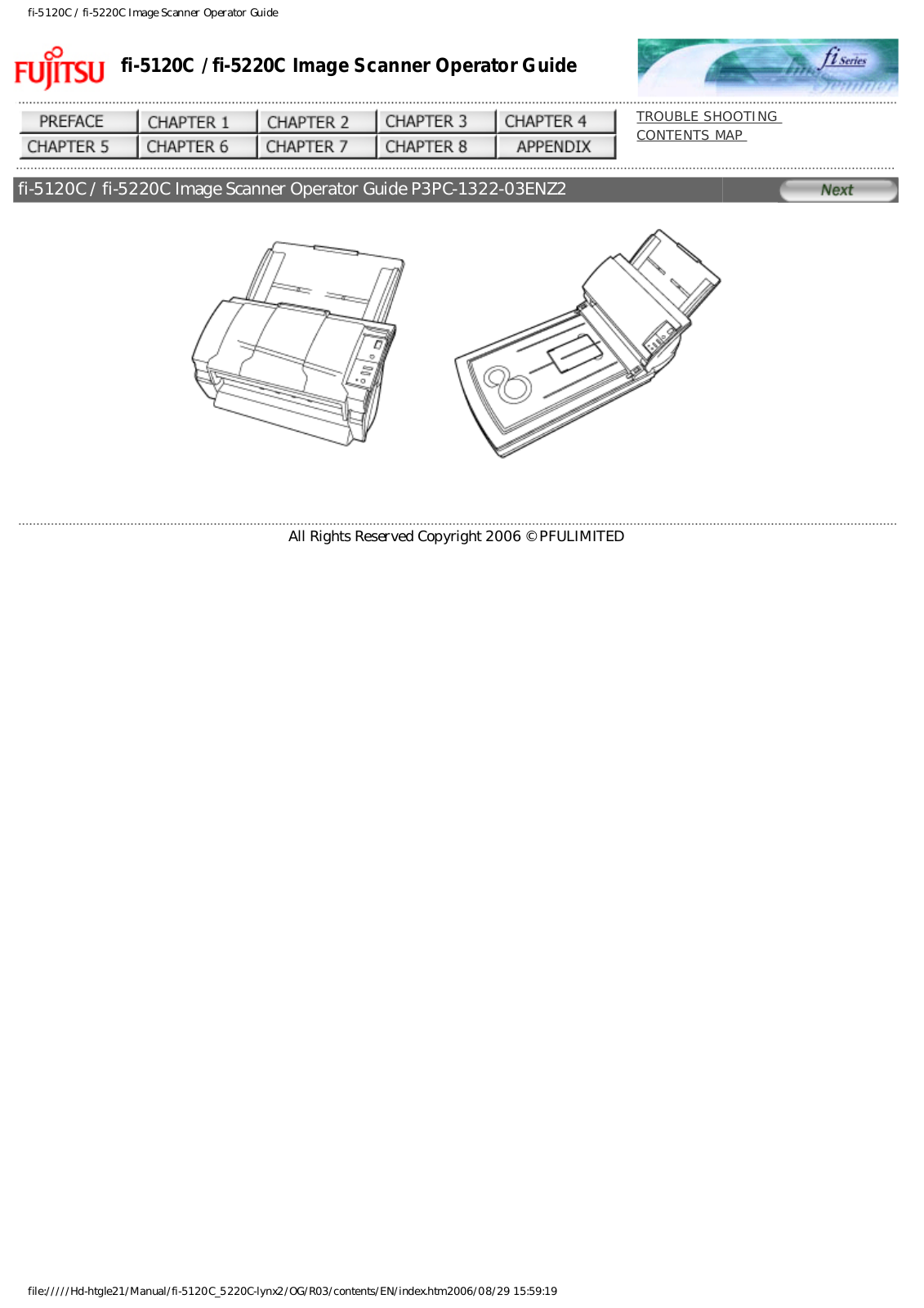 FUJITSU fi-5120C Operator's Guide