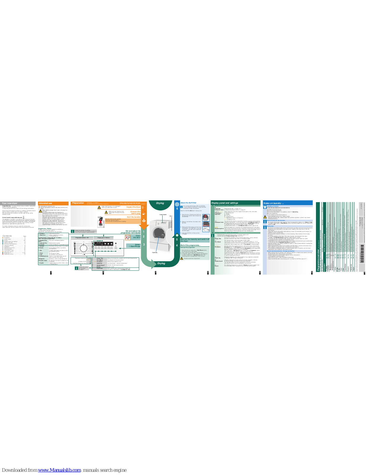 Siemens WT34A200HK Instructions For Installation And Use Manual