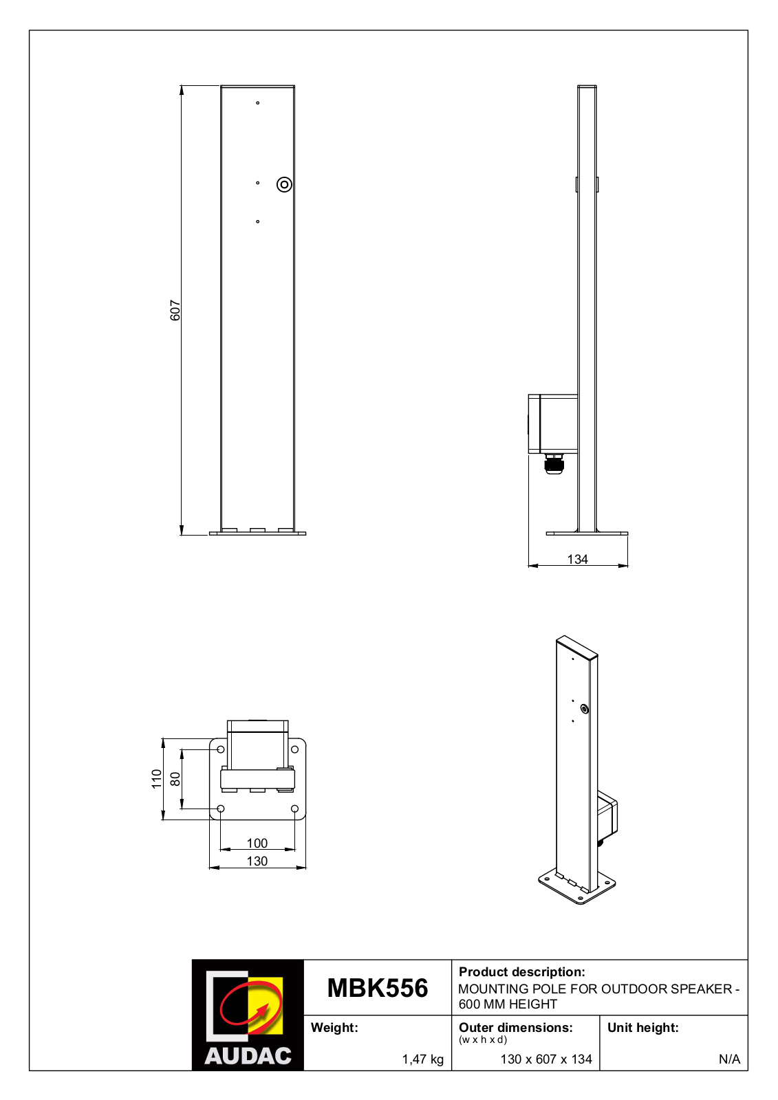 Audac MBK556 User guide - ManualMachine.com