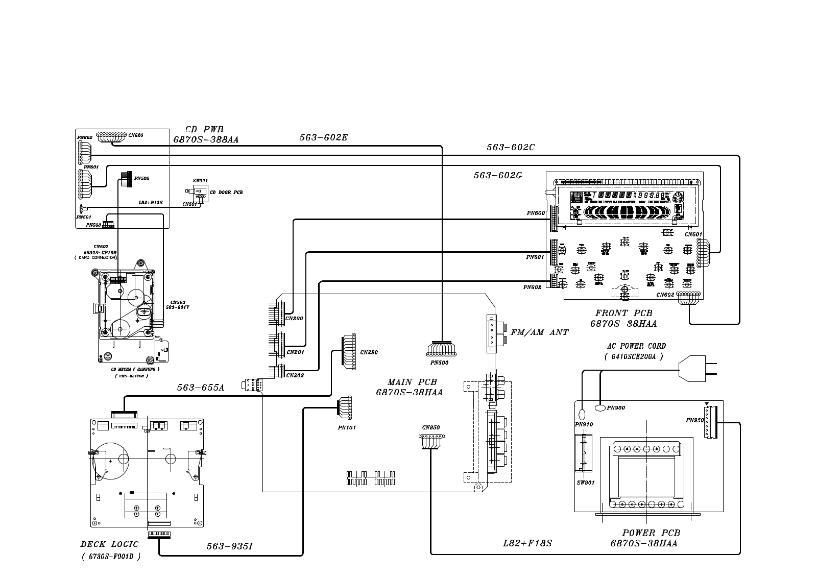 Goldstar FFH-2165AX, f217 Service Manual wire