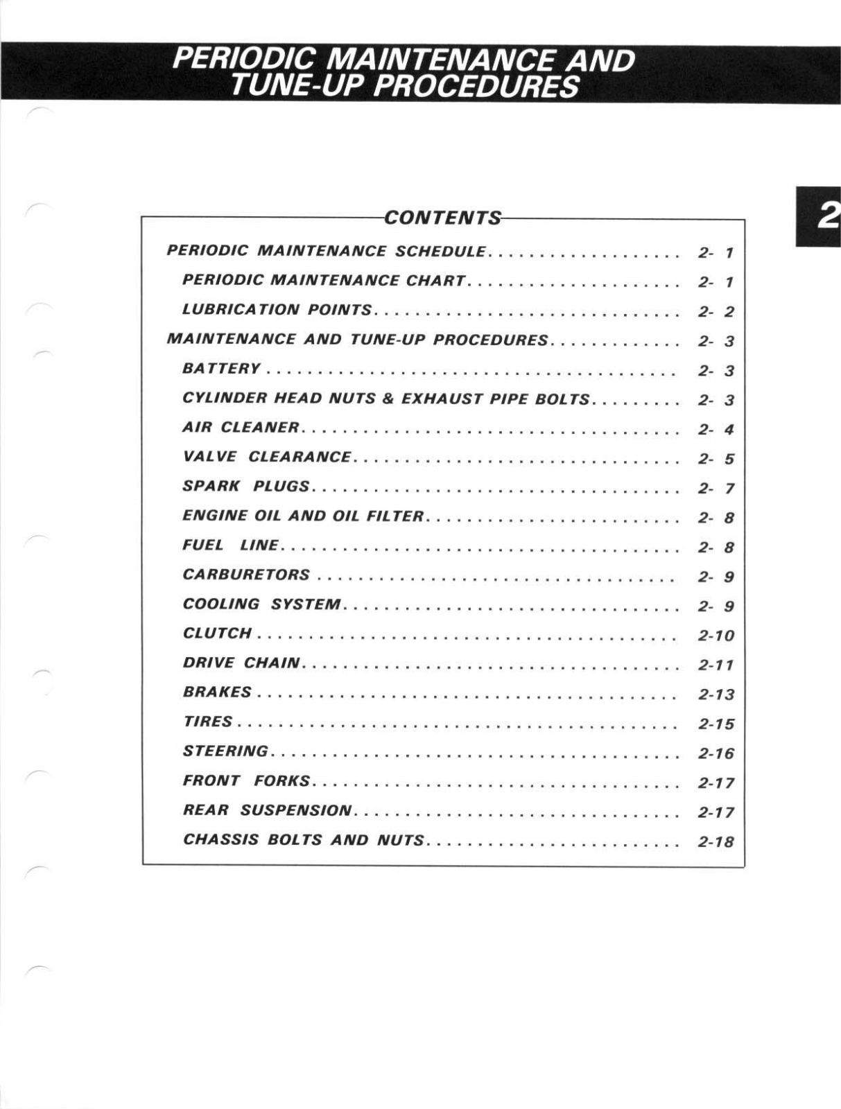 Suzuki GSF400 Service Manual section2