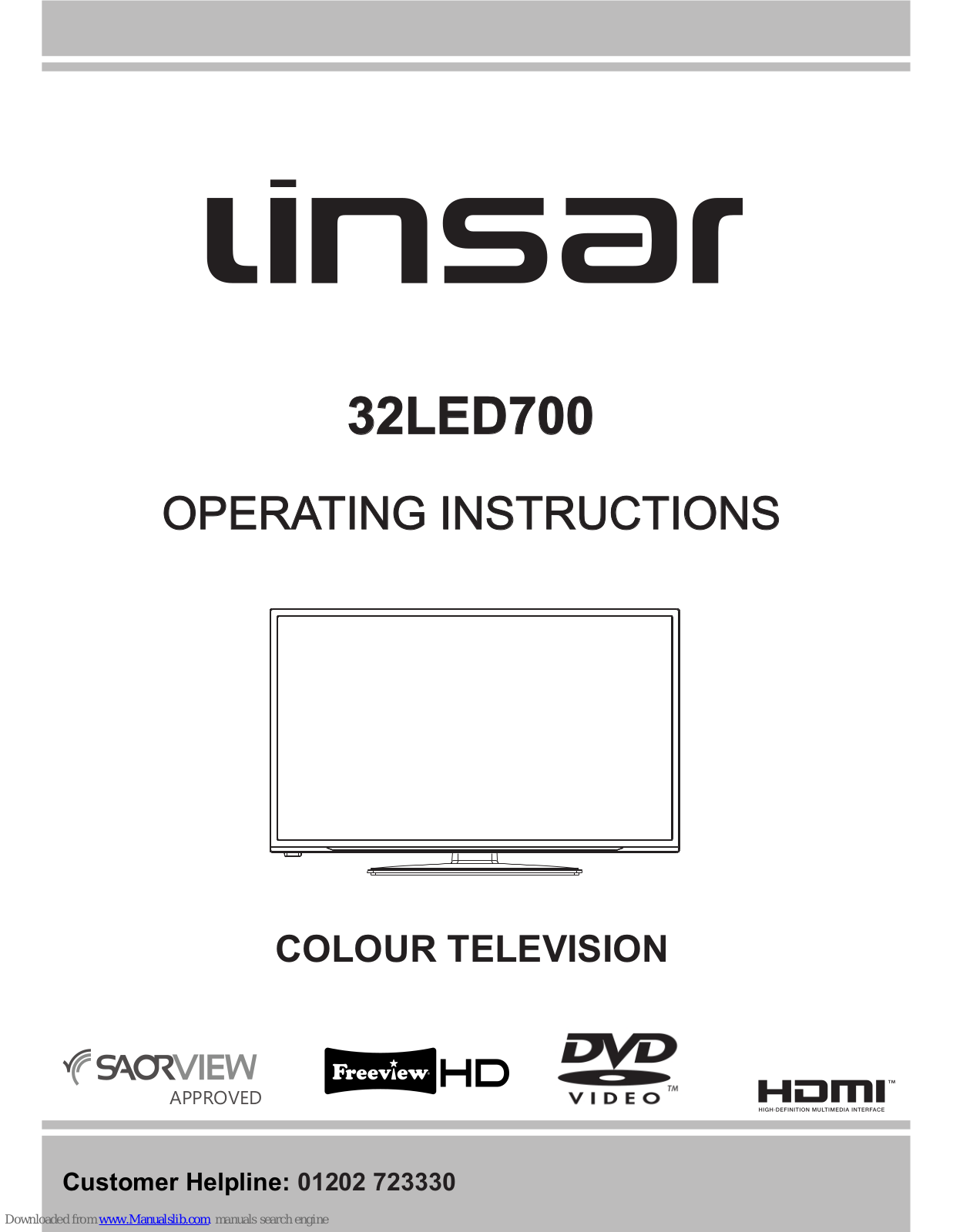 Linsar 32LED700 Operating Instructions Manual - ManualMachine.com