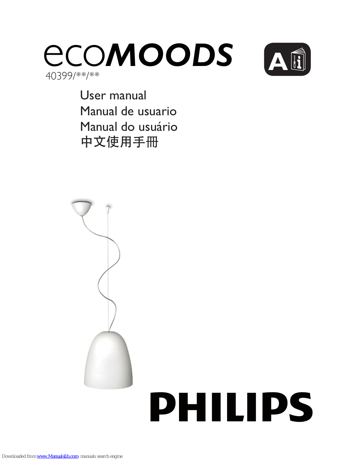 Philips ecoMOODS 40399, Ledino 69080, Ledino 69049, SmartSpot 68032, PLATTER User Manual