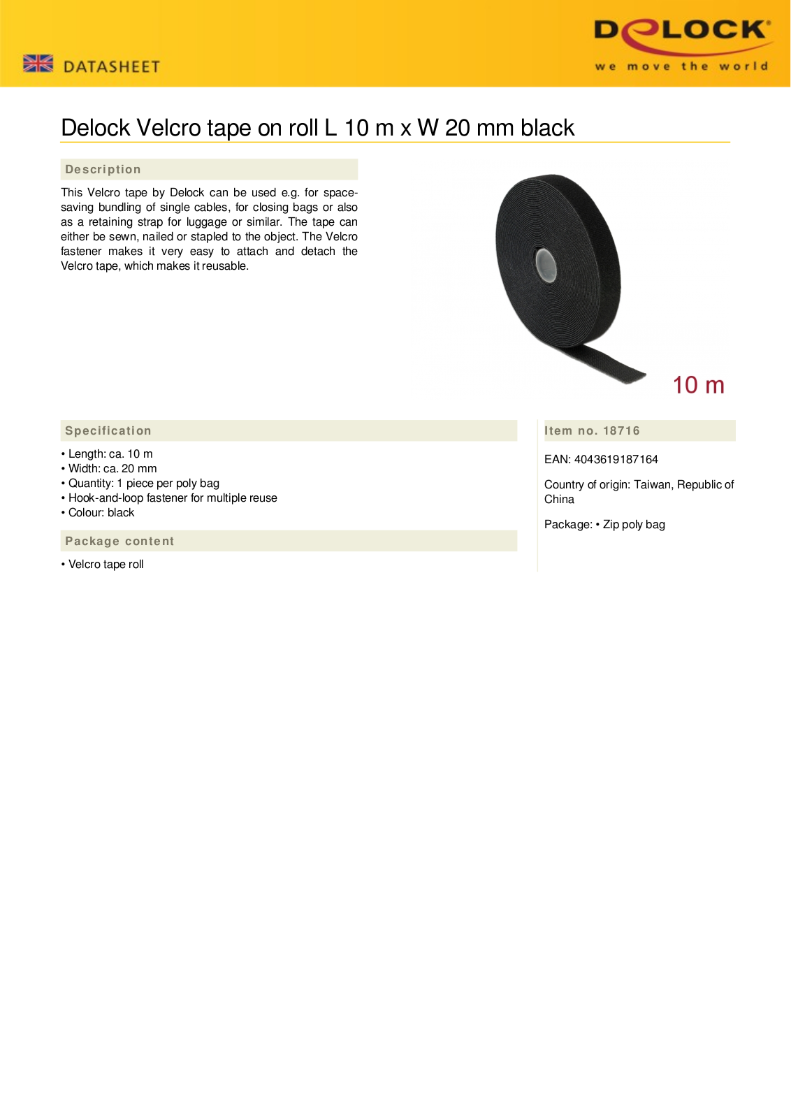DELOCK 18716 Datasheet - ManualMachine.com