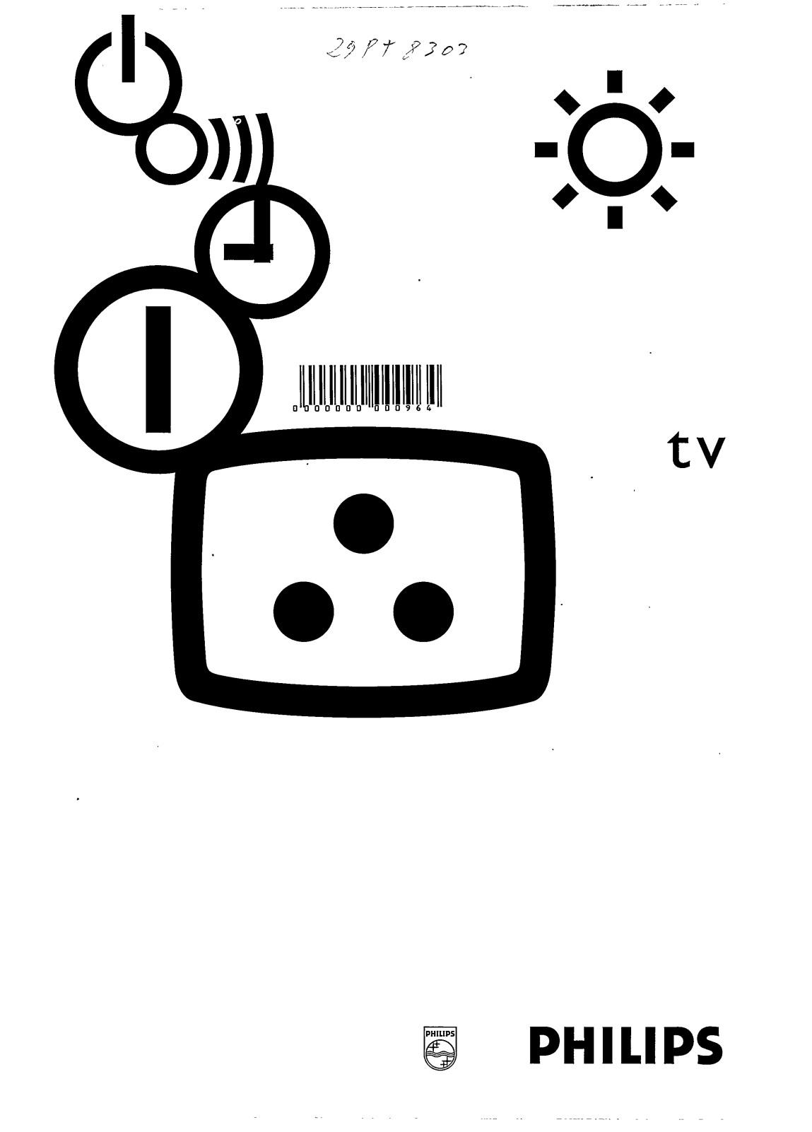 Philips 29PT8303 User Manual