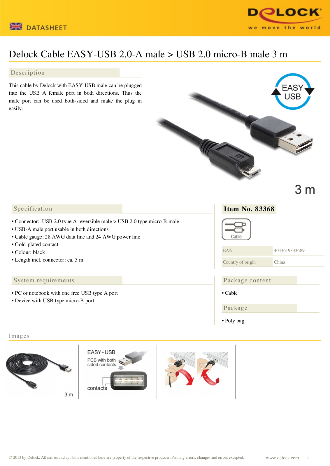 DeLOCK 83368 User Manual - ManualMachine.com