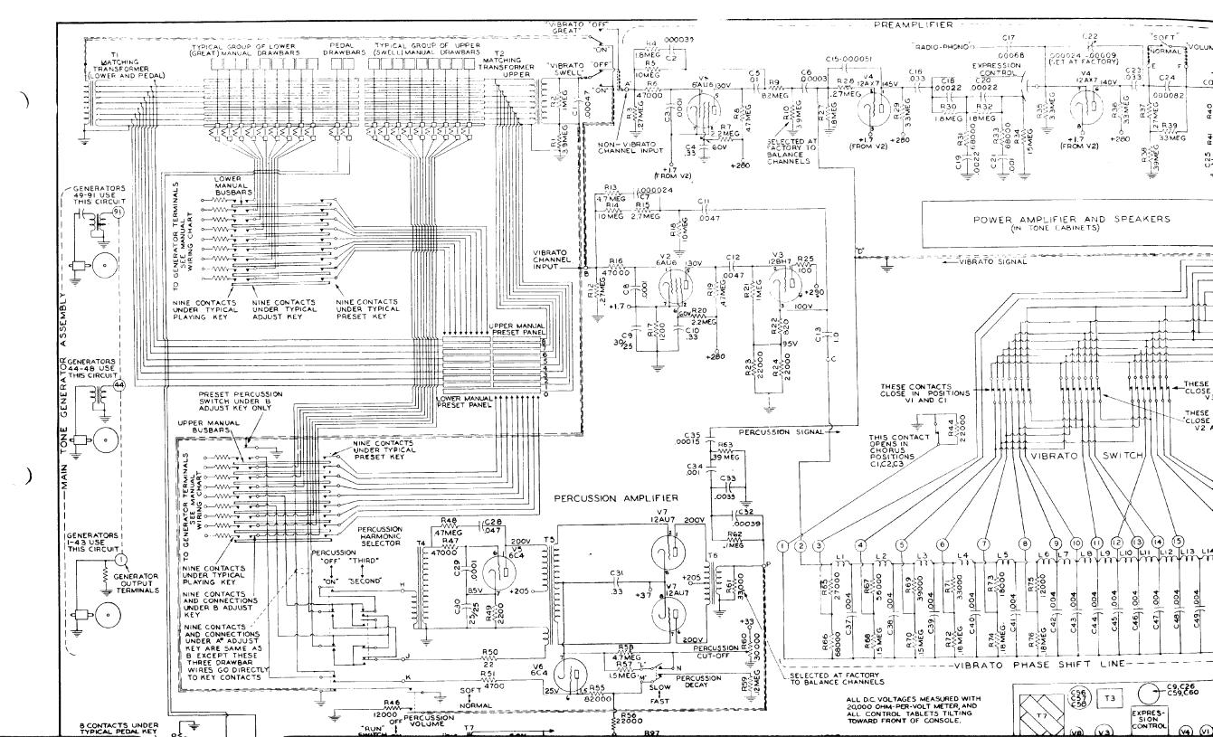 Hammond C-3, B-3 Service Manual