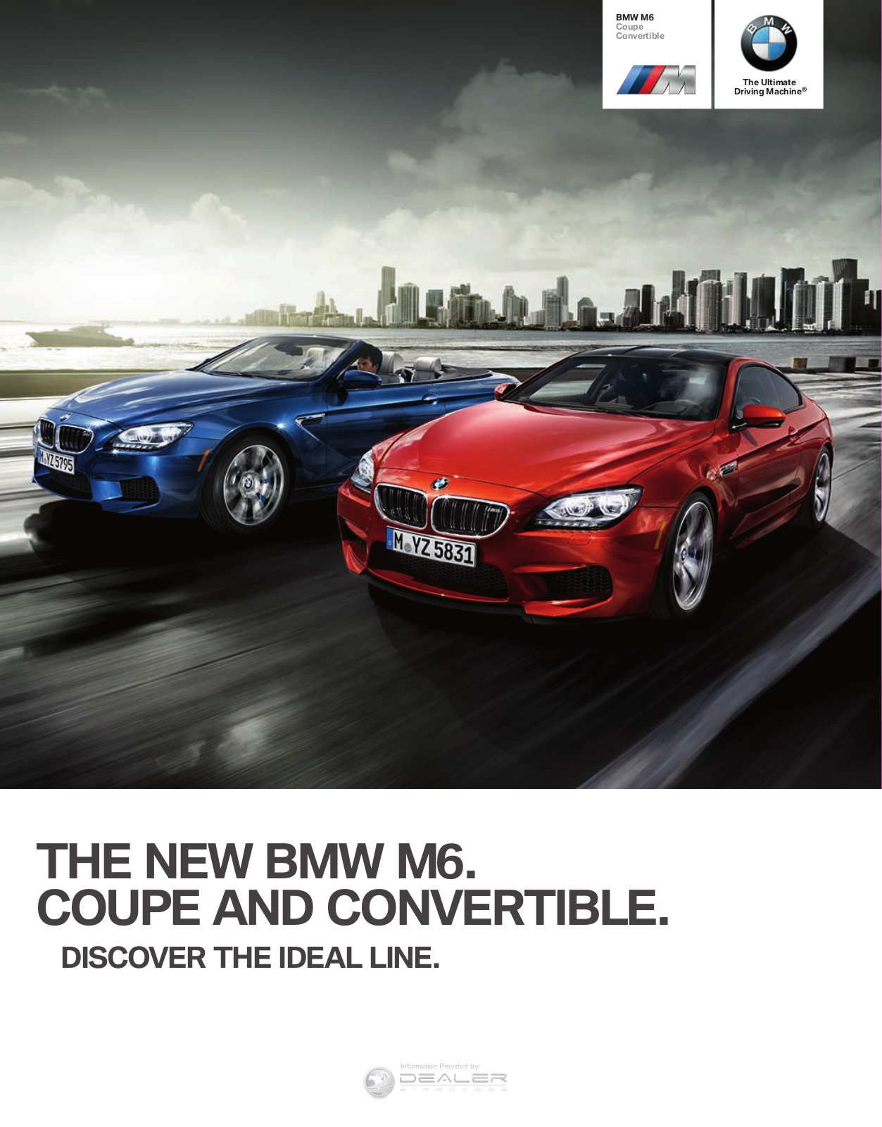 BMW M6 Coupe Convertible 2013, M6 2013 Owner's Manual