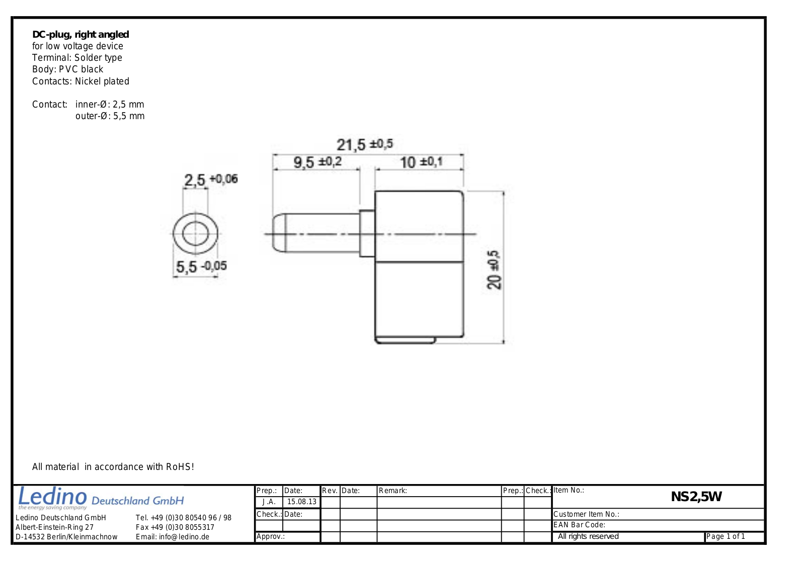 Datasheet HSW 25-9 Datasheet (FREI) - ManualMachine.com