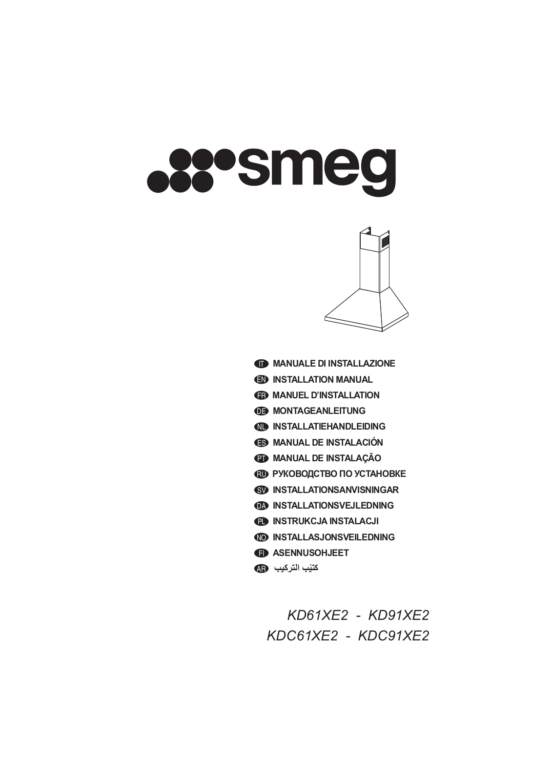 Smeg KD61XE2 User manual