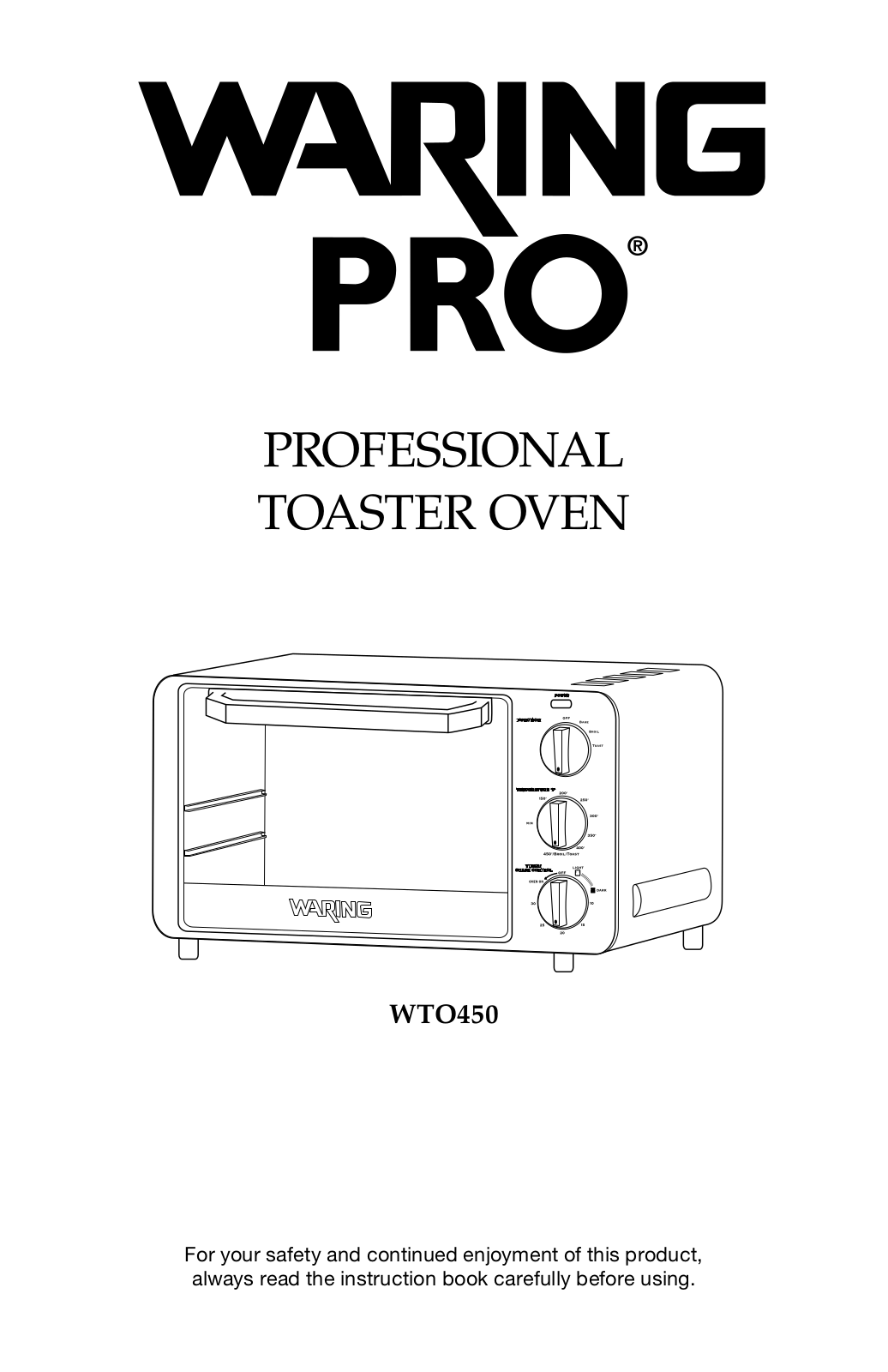 Waring Pro WTO450 User Manual