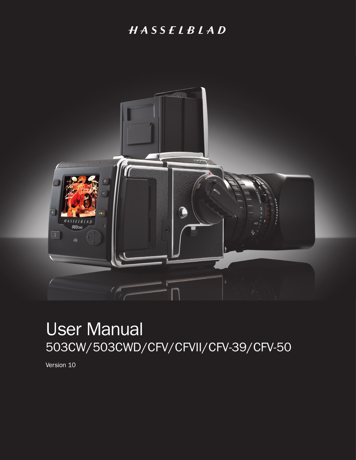 Hasselblad 503 CW, 503 CWD Instruction Manual