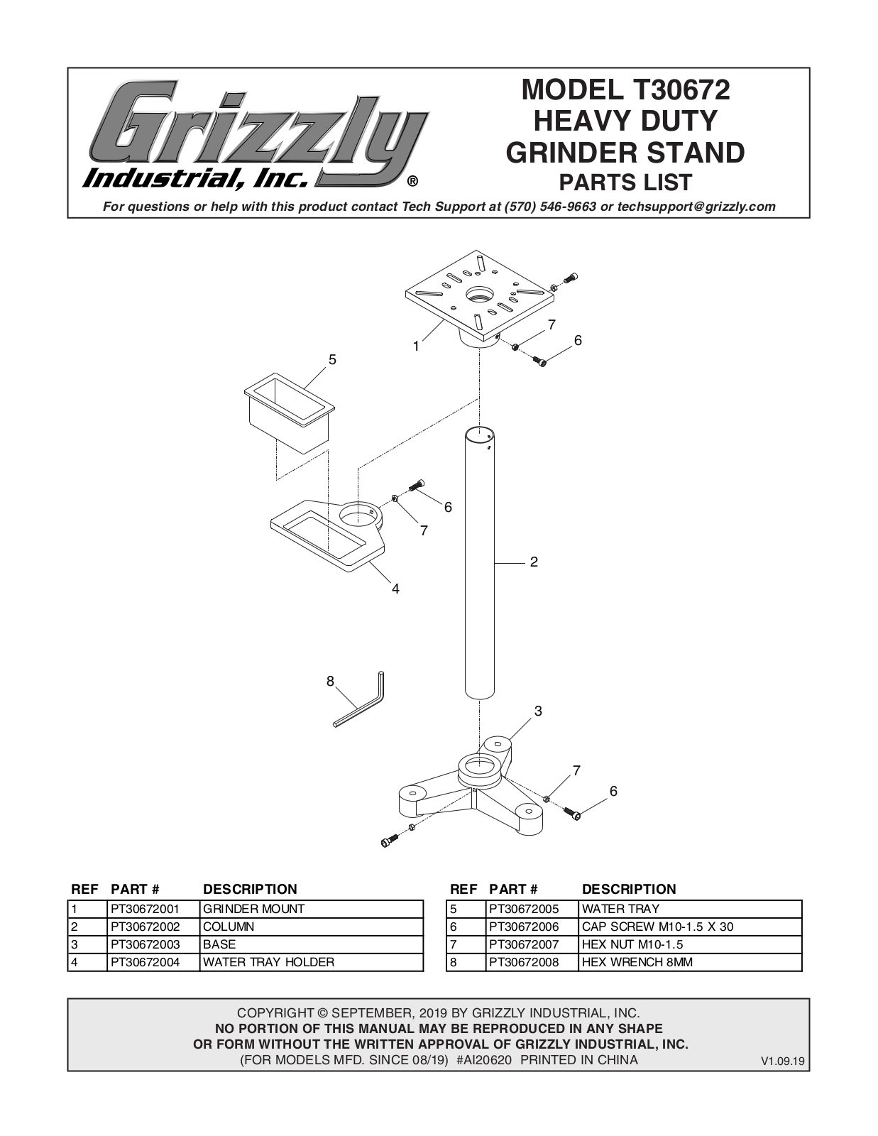 Grizzly T30672 User guide - ManualMachine.com