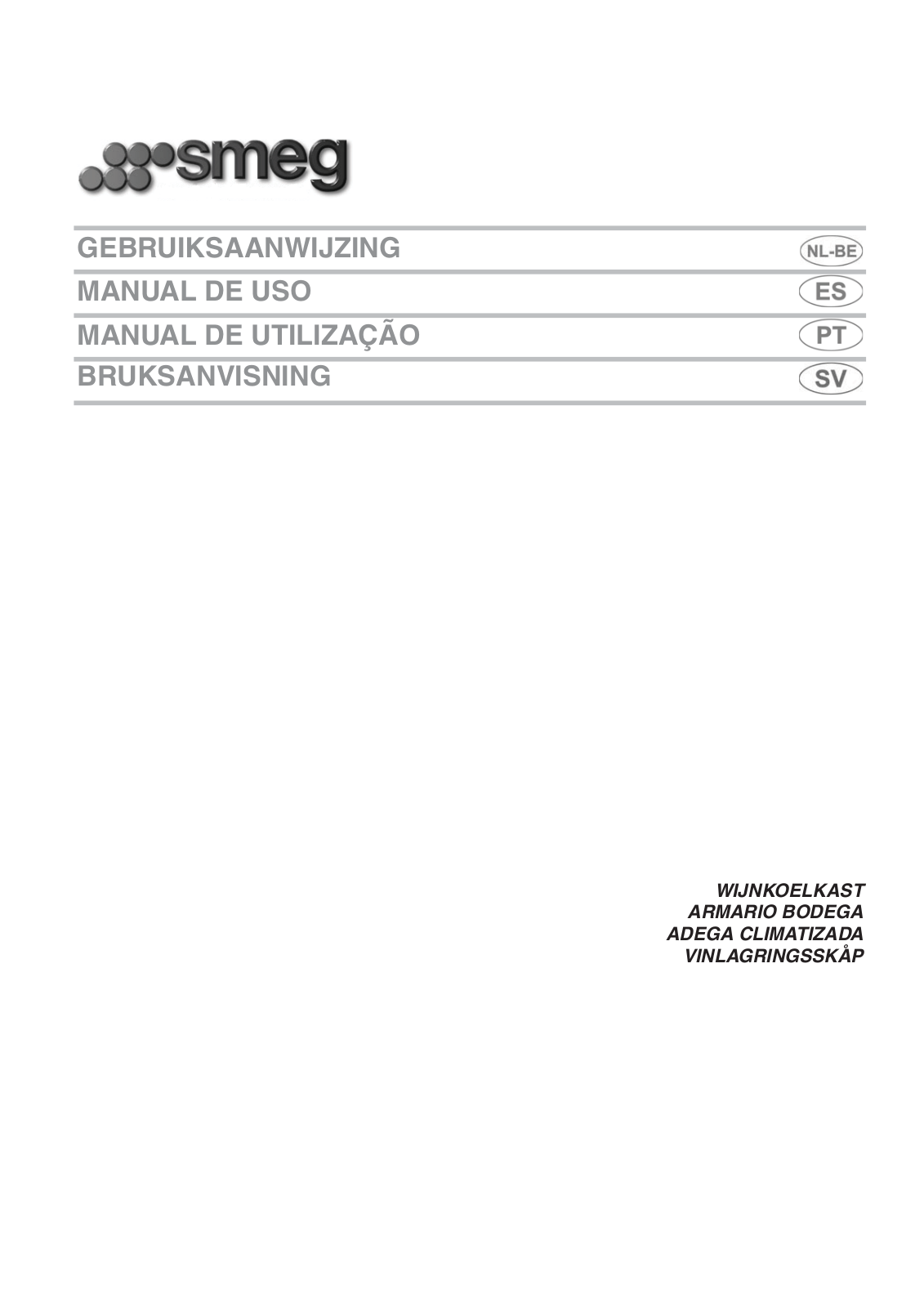 Smeg SCV115S-1, SCV115-1 User Manual