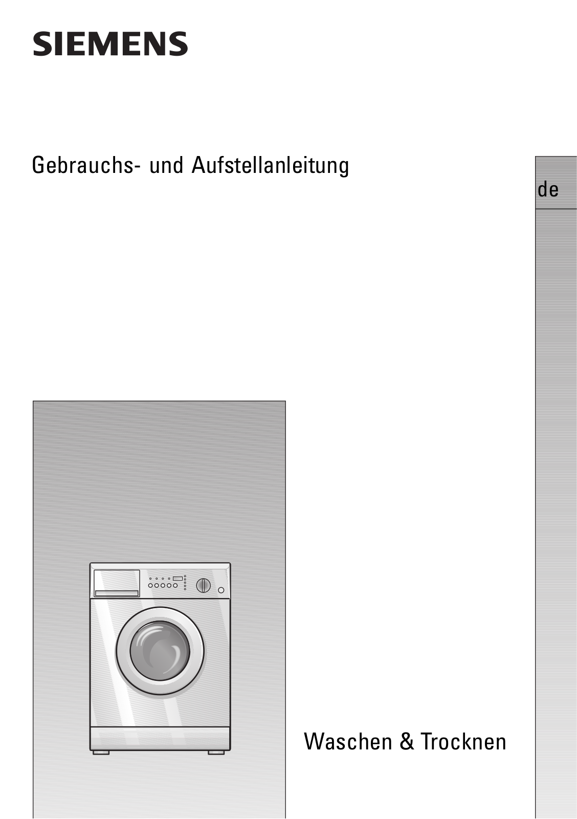 Siemens WDI1440 User Manual