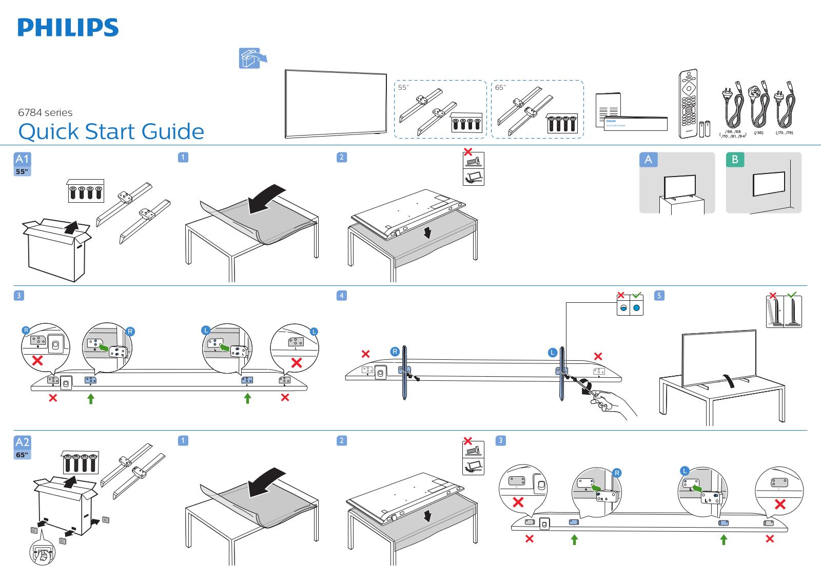 Philips 65PUT6784/79 quick start guide - ManualMachine.com