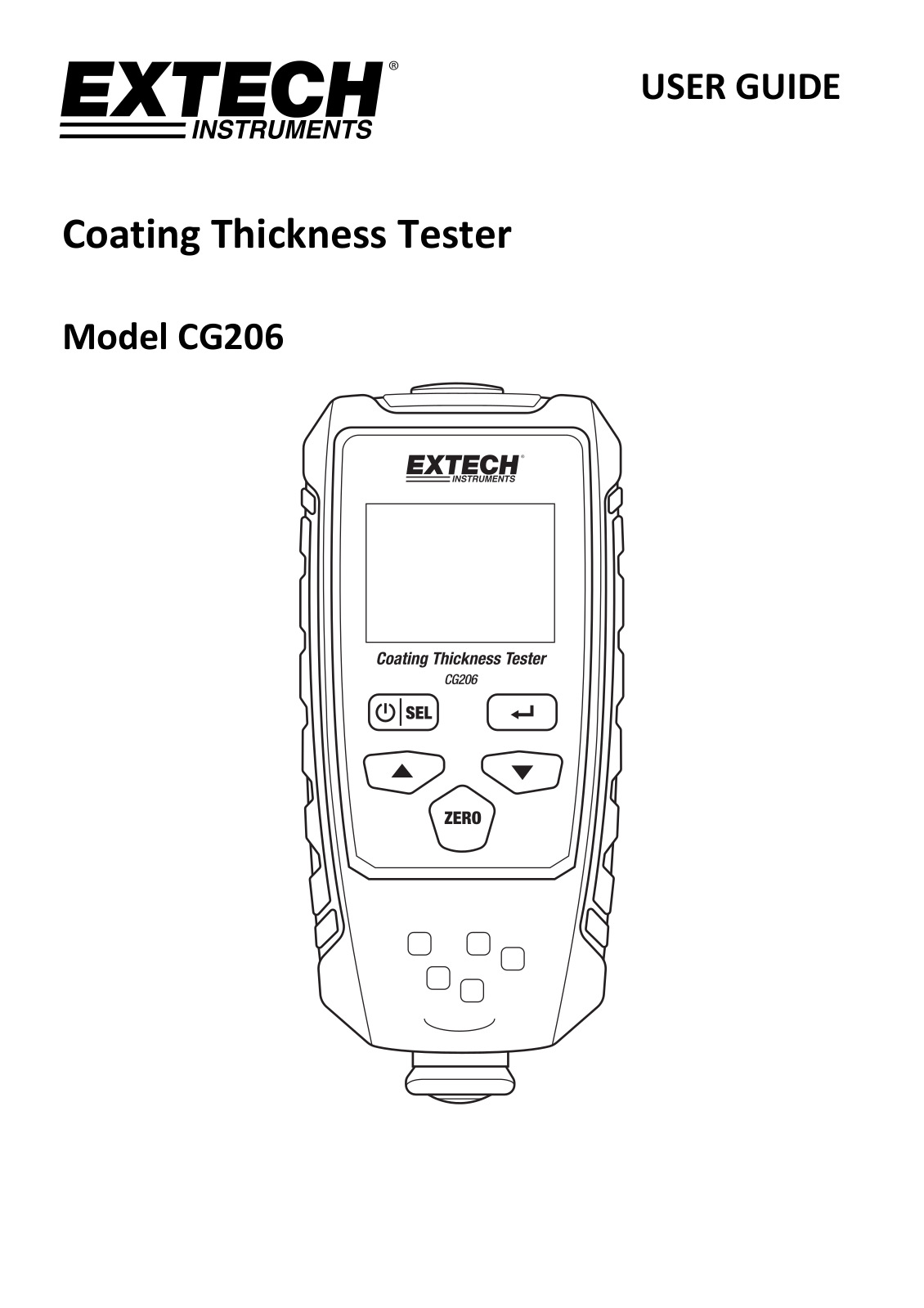 Extech CG206 User Manual