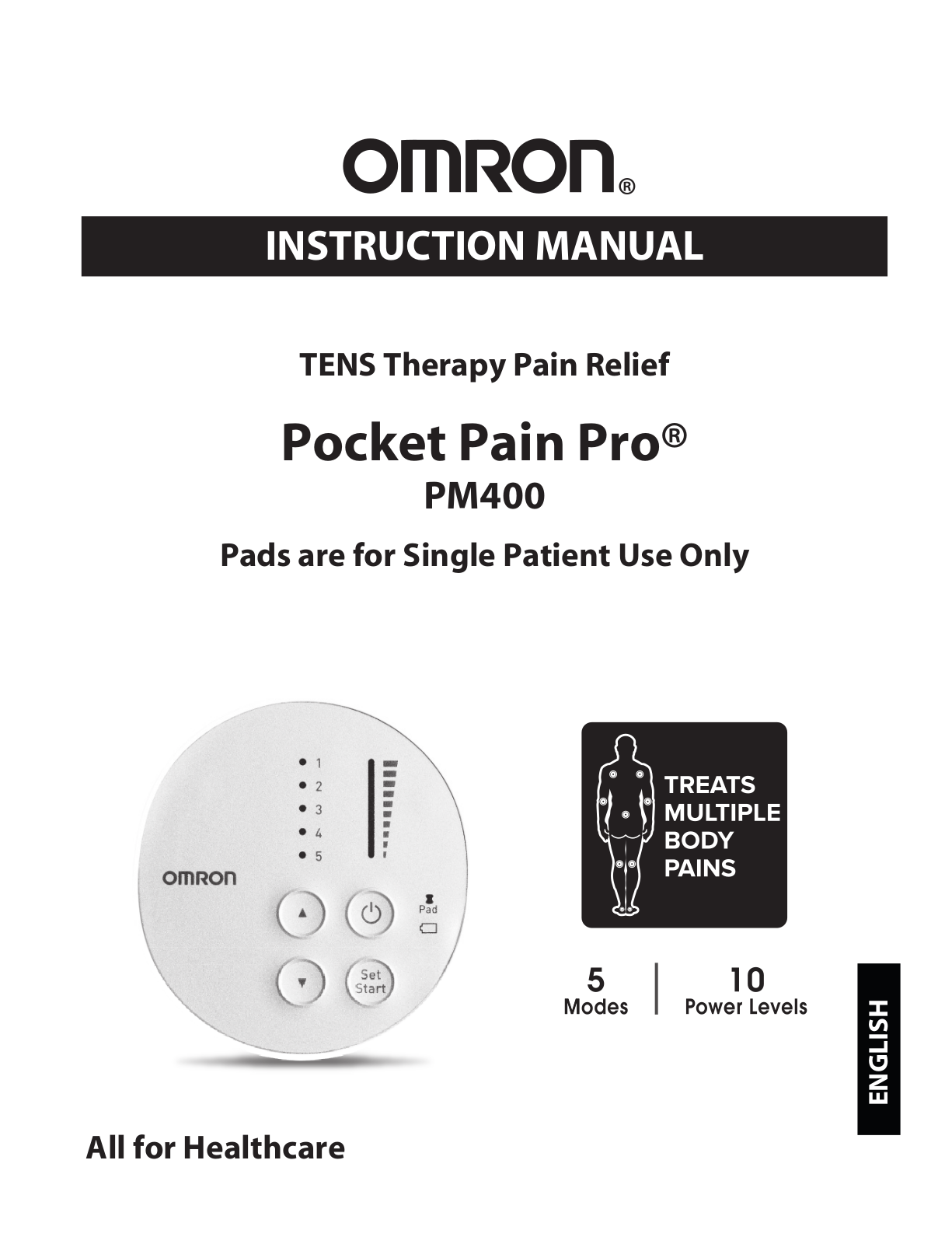 Omron PM400 Instruction Manual