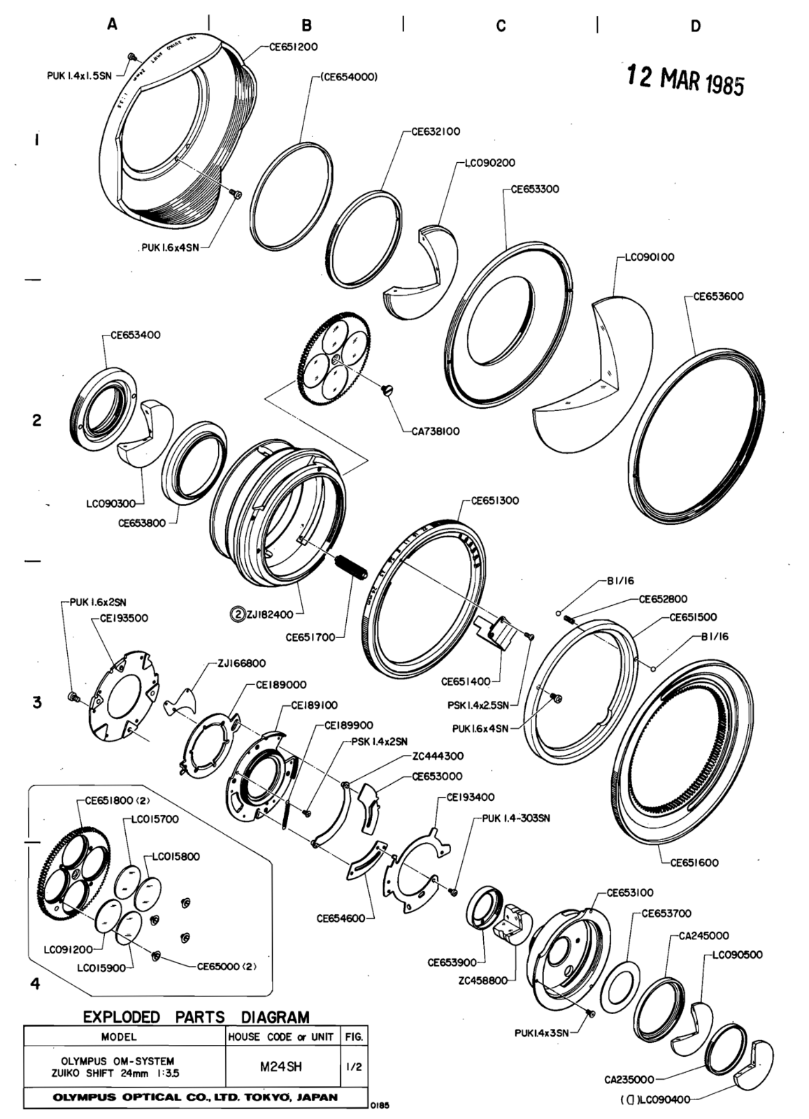 Olympus H24SH Diagram