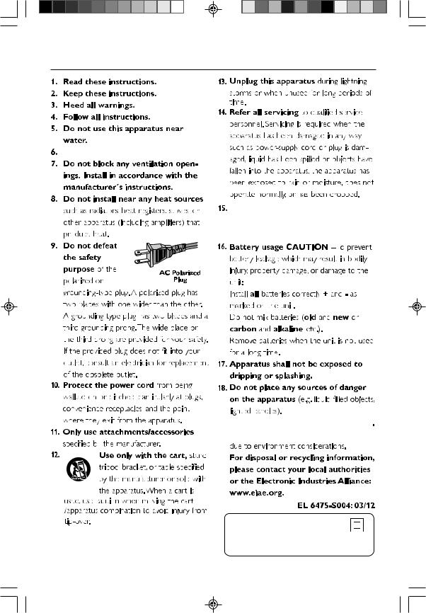 Philips DC912V37, DC912V37SW, DC912V37MU User Manual