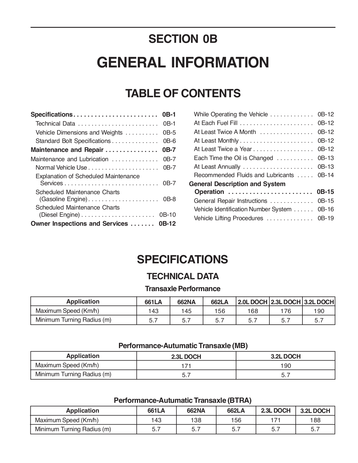 Ssangyong Musso Sports 2003 User Manual