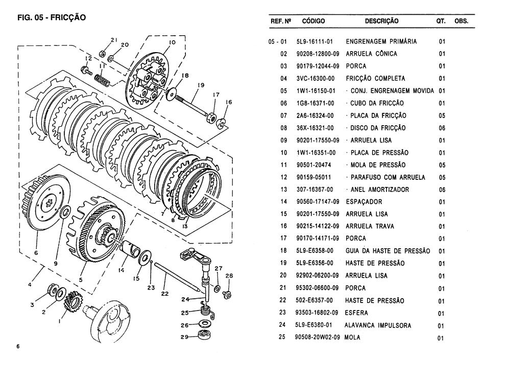 Yamaha DT 180 1996 Parts Manual