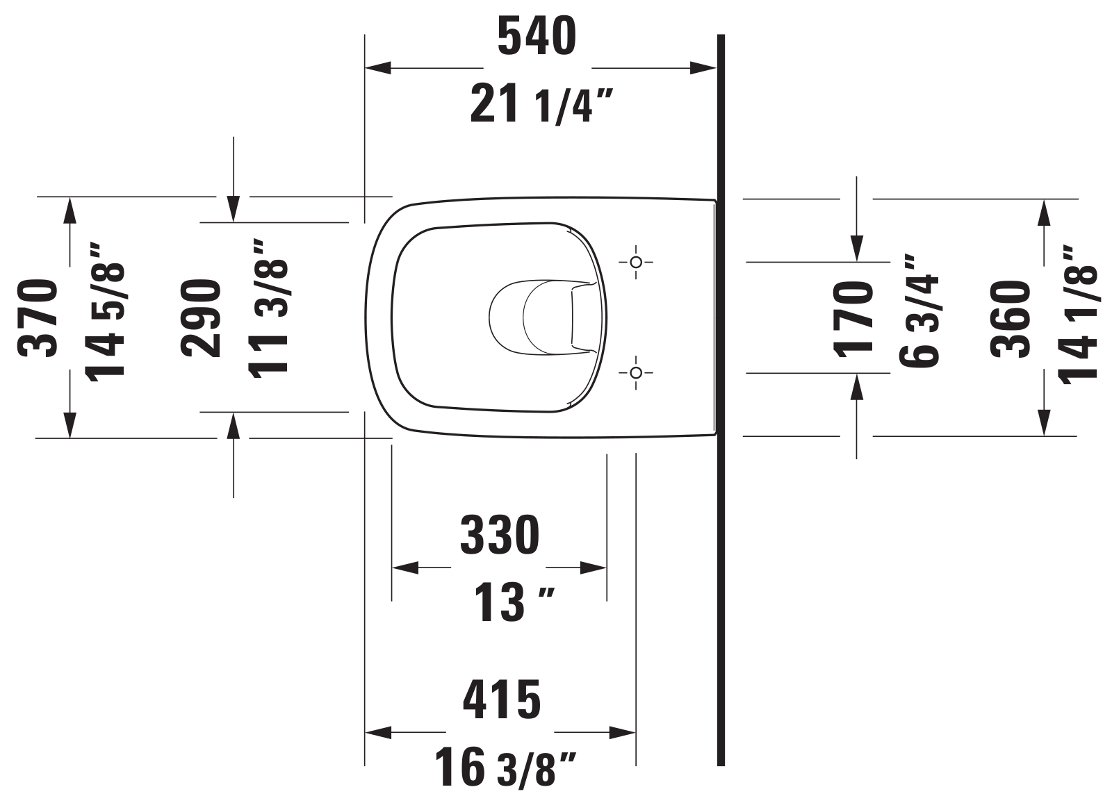 Duravit DRV1922 Dimensions - ManualMachine.com