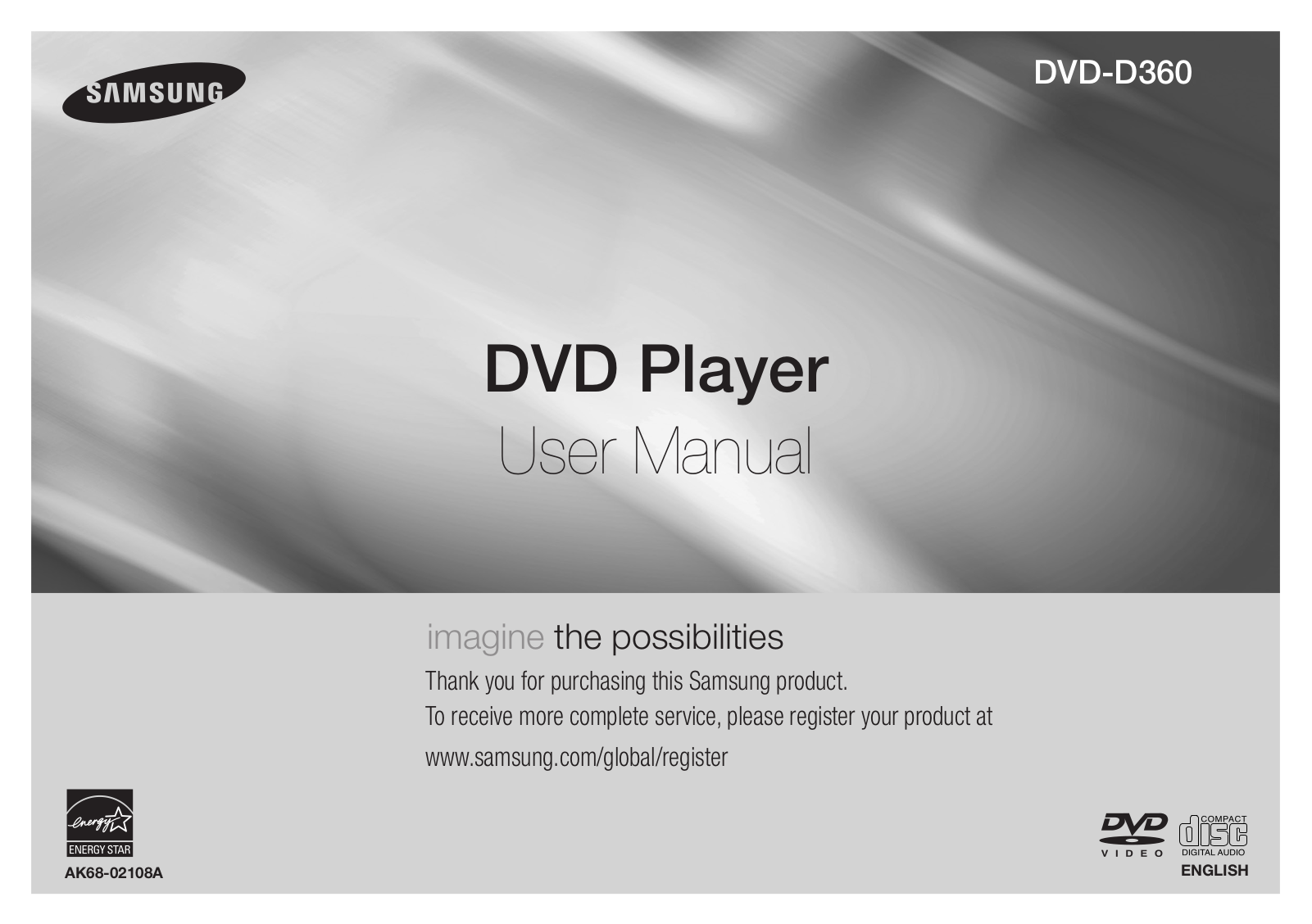 Samsung DVD-D360 User Manual