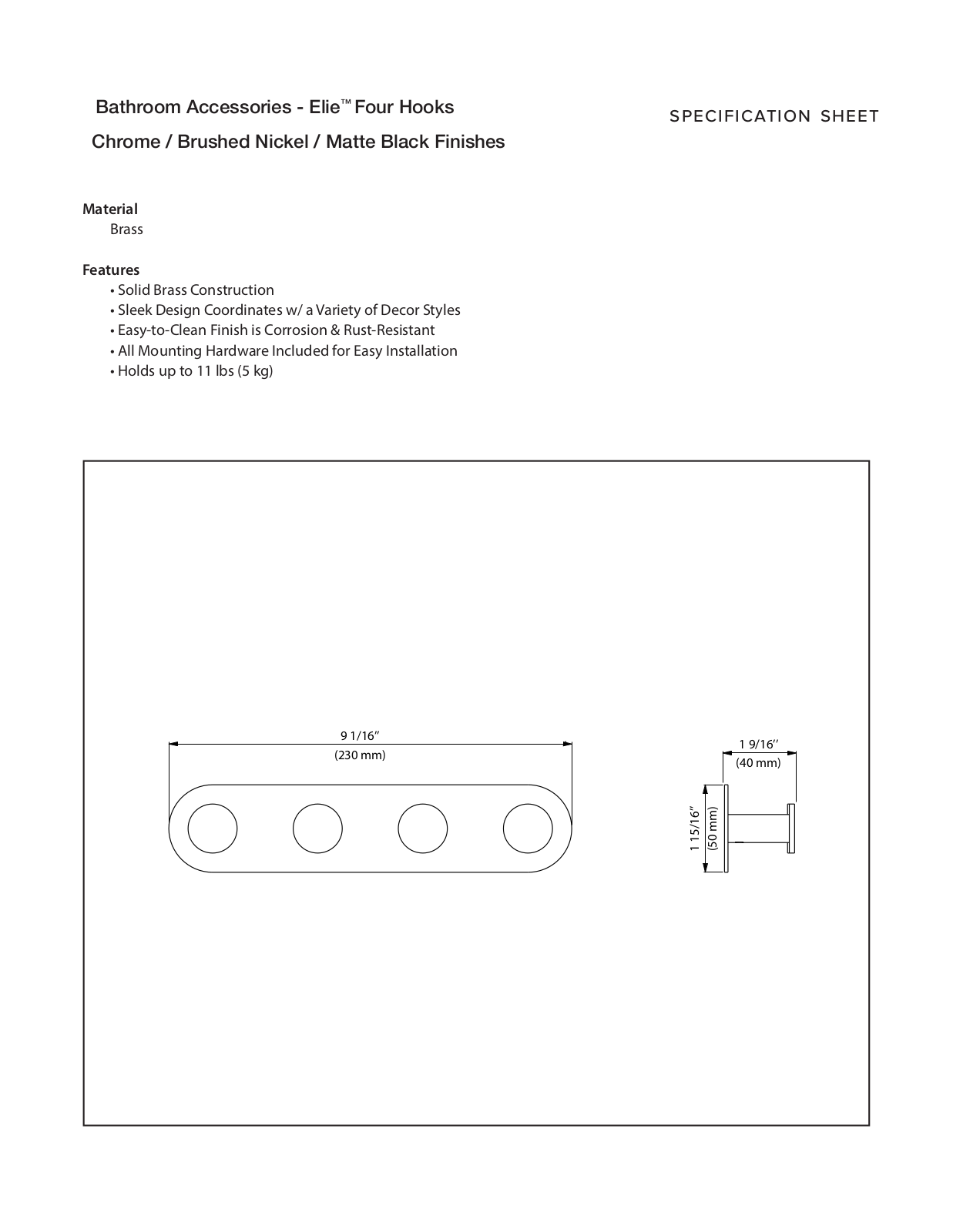 Kraus KUS10033 Specifications - ManualMachine.com