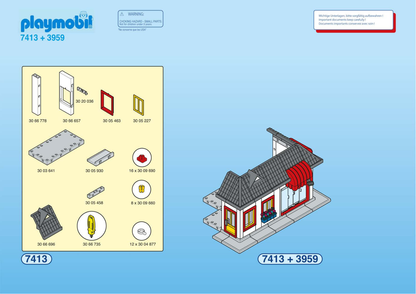 Playmobil 7413 Instructions