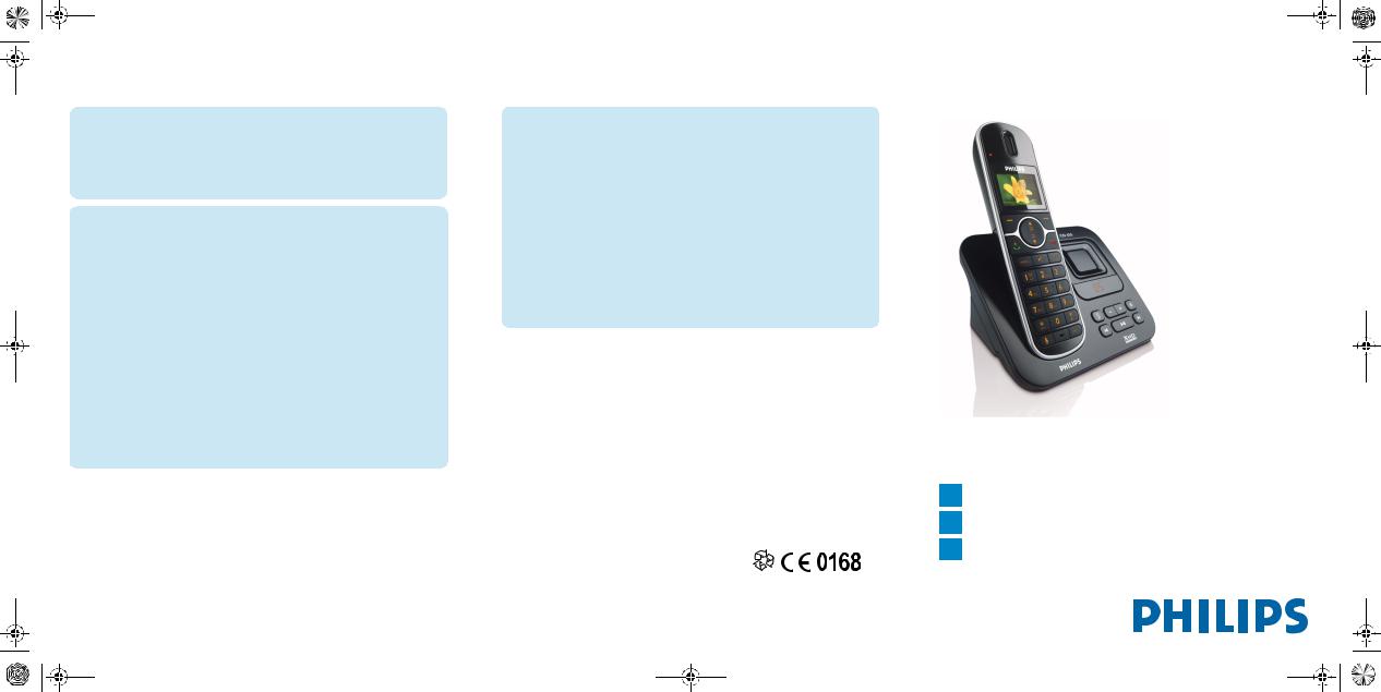 Philips CD650, CD655 Quick Start Guide