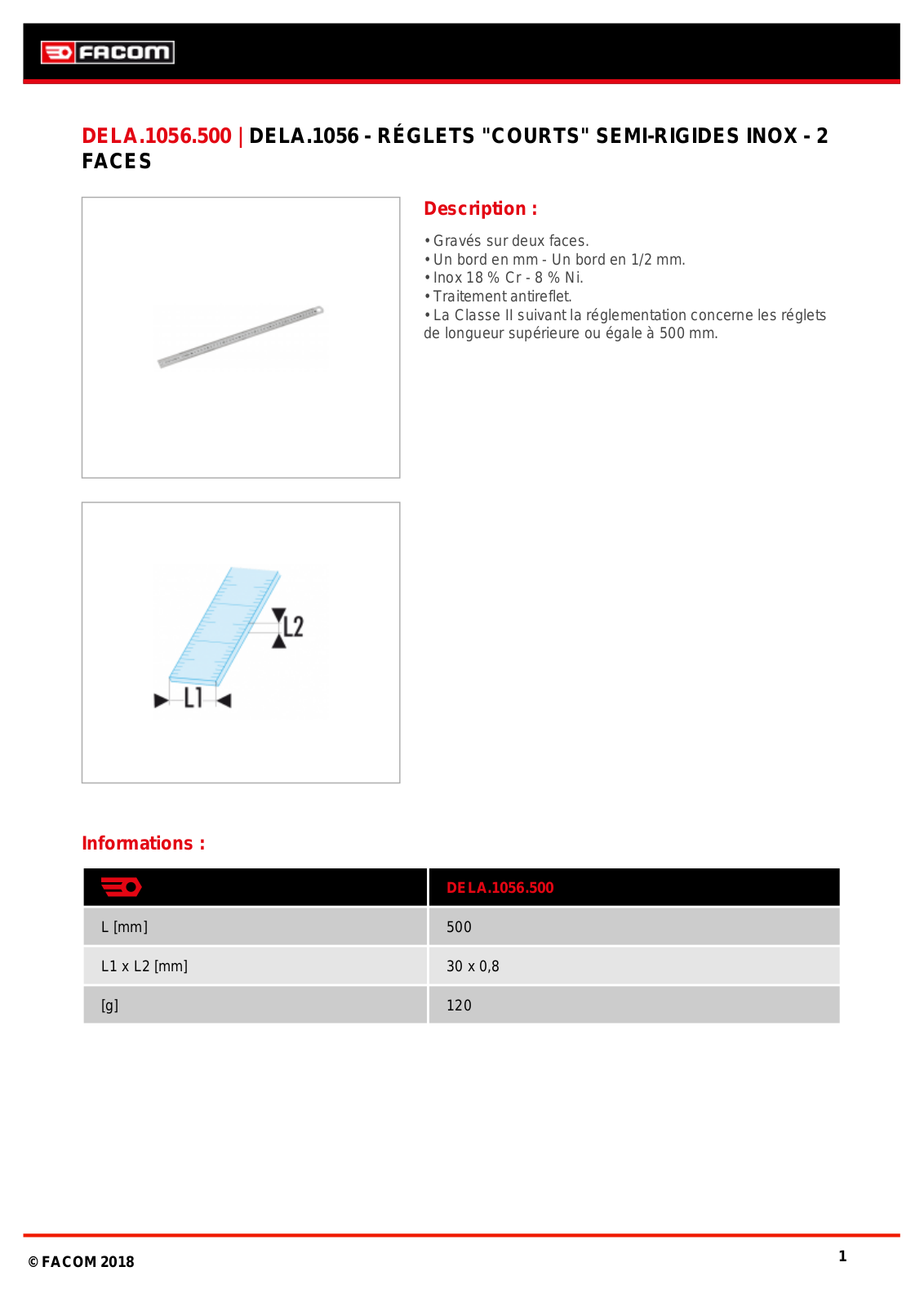 Facom DELA.1056.500 Specification - ManualMachine.com
