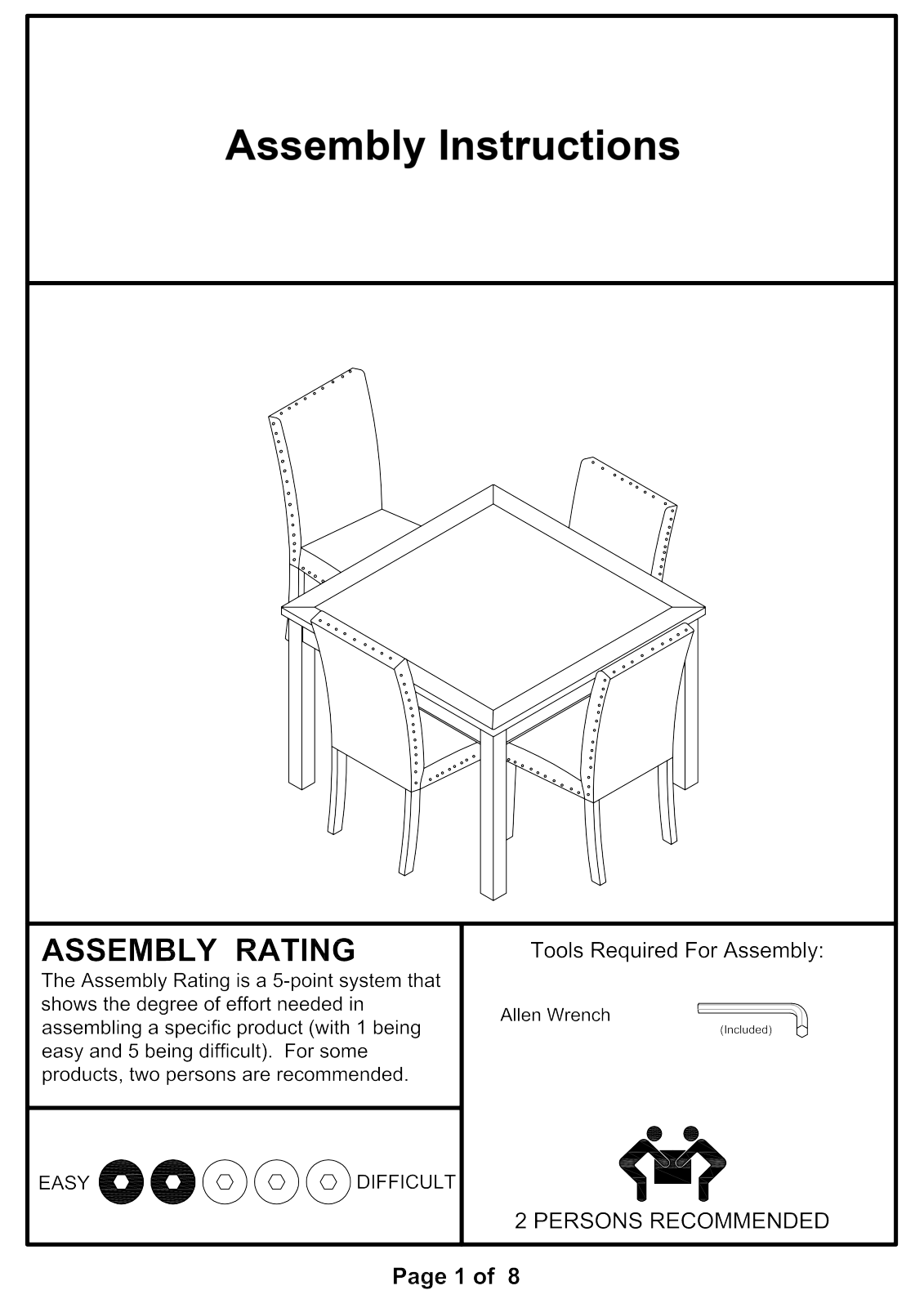 Lark Manor™ RDBA5236 Assembly Instructions - ManualMachine.com