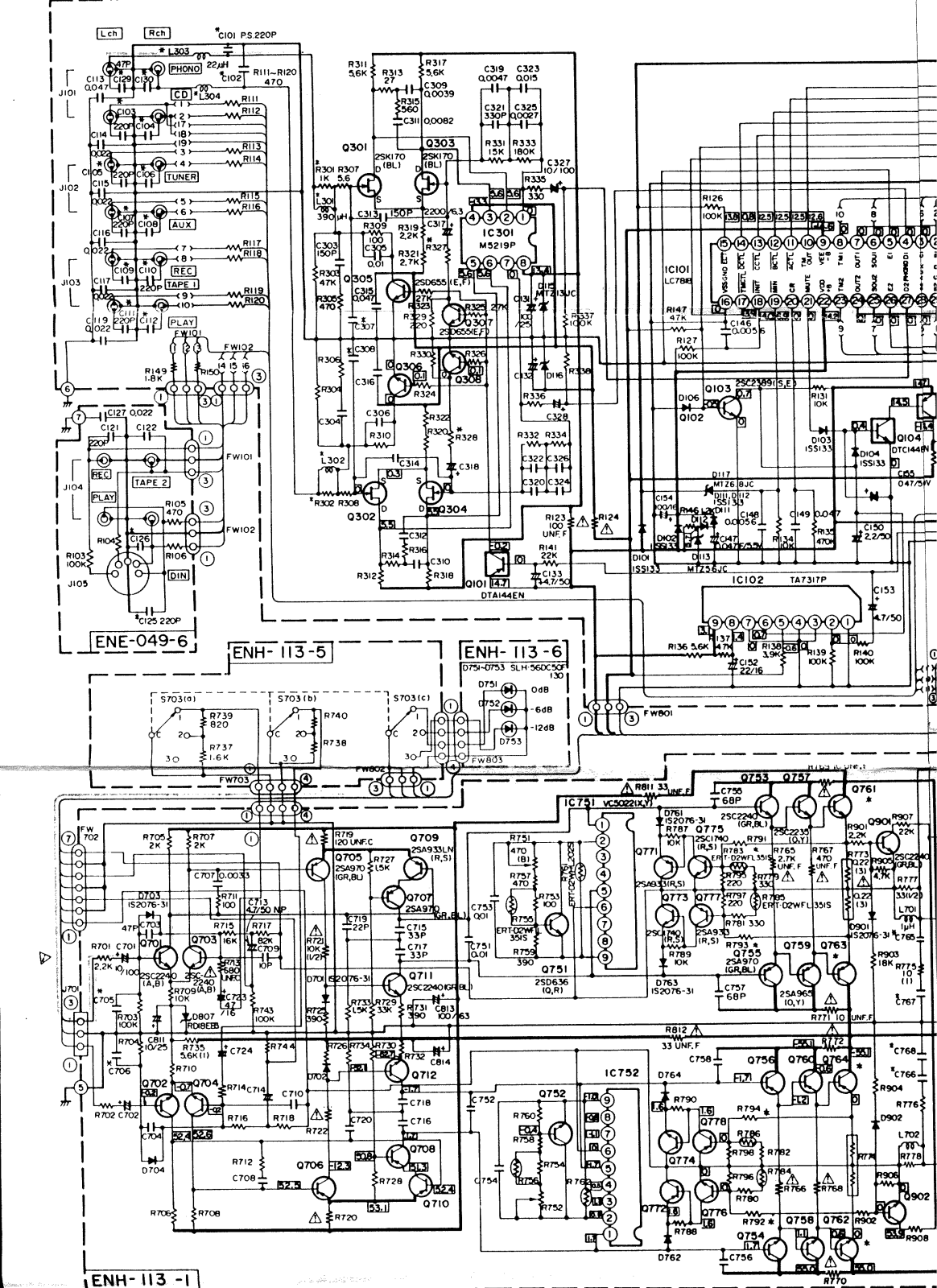 JVC AX-555-BK Schematic