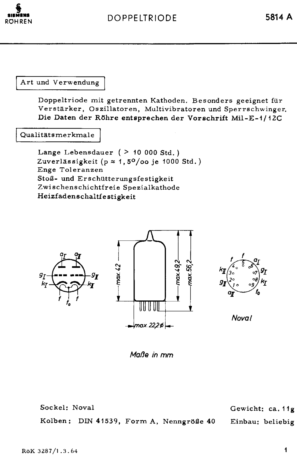 siemens 5814a DATASHEETS