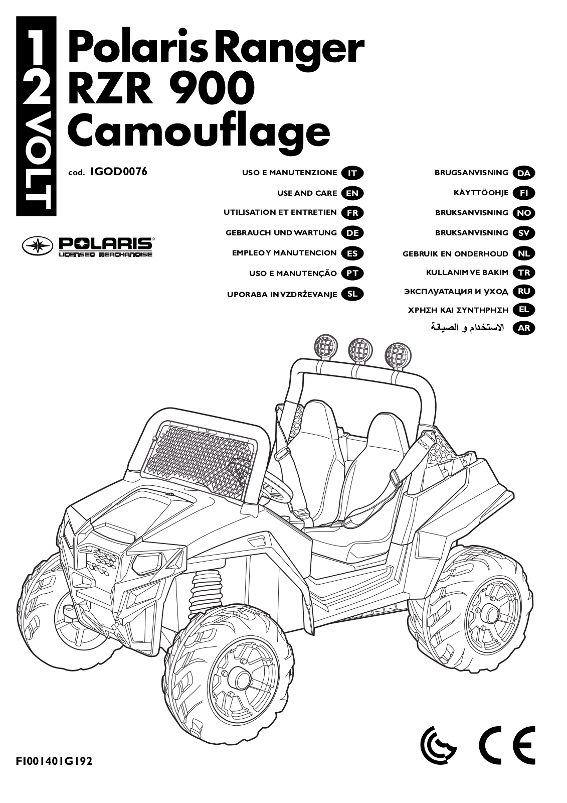 Peg-Perego IGOD0076 User guide - ManualMachine.com