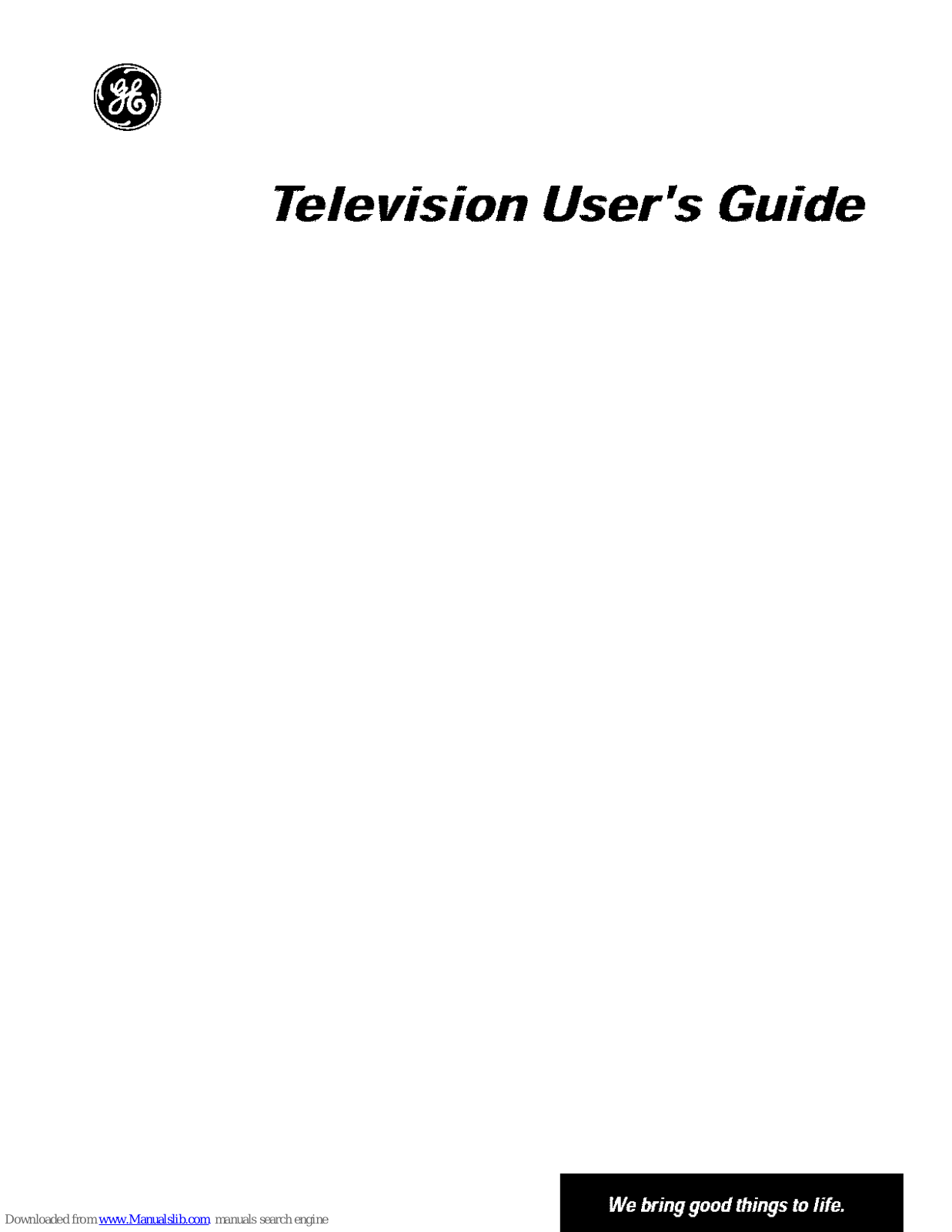 GE 20F110TEWX, ITC008EWX User Manual - ManualMachine.com