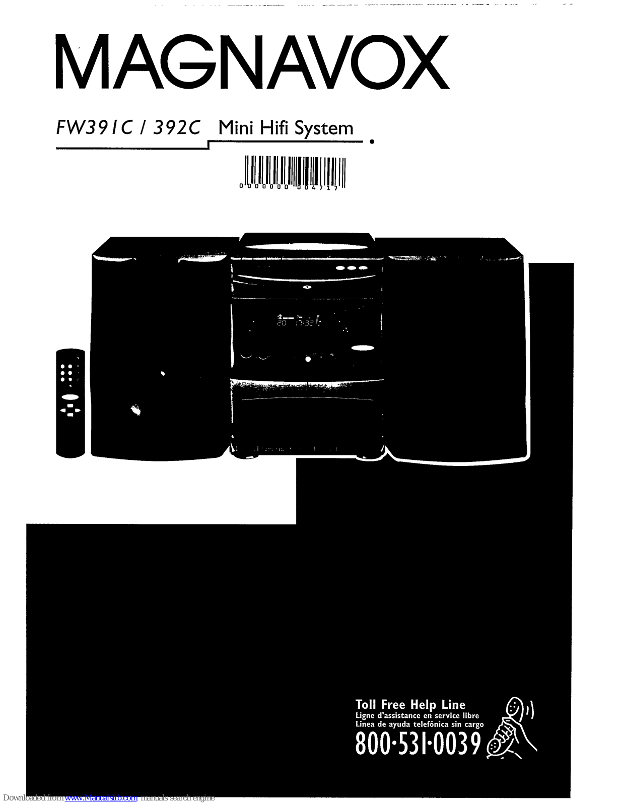 Magnavox FW391C, FW392C Instructions Manual