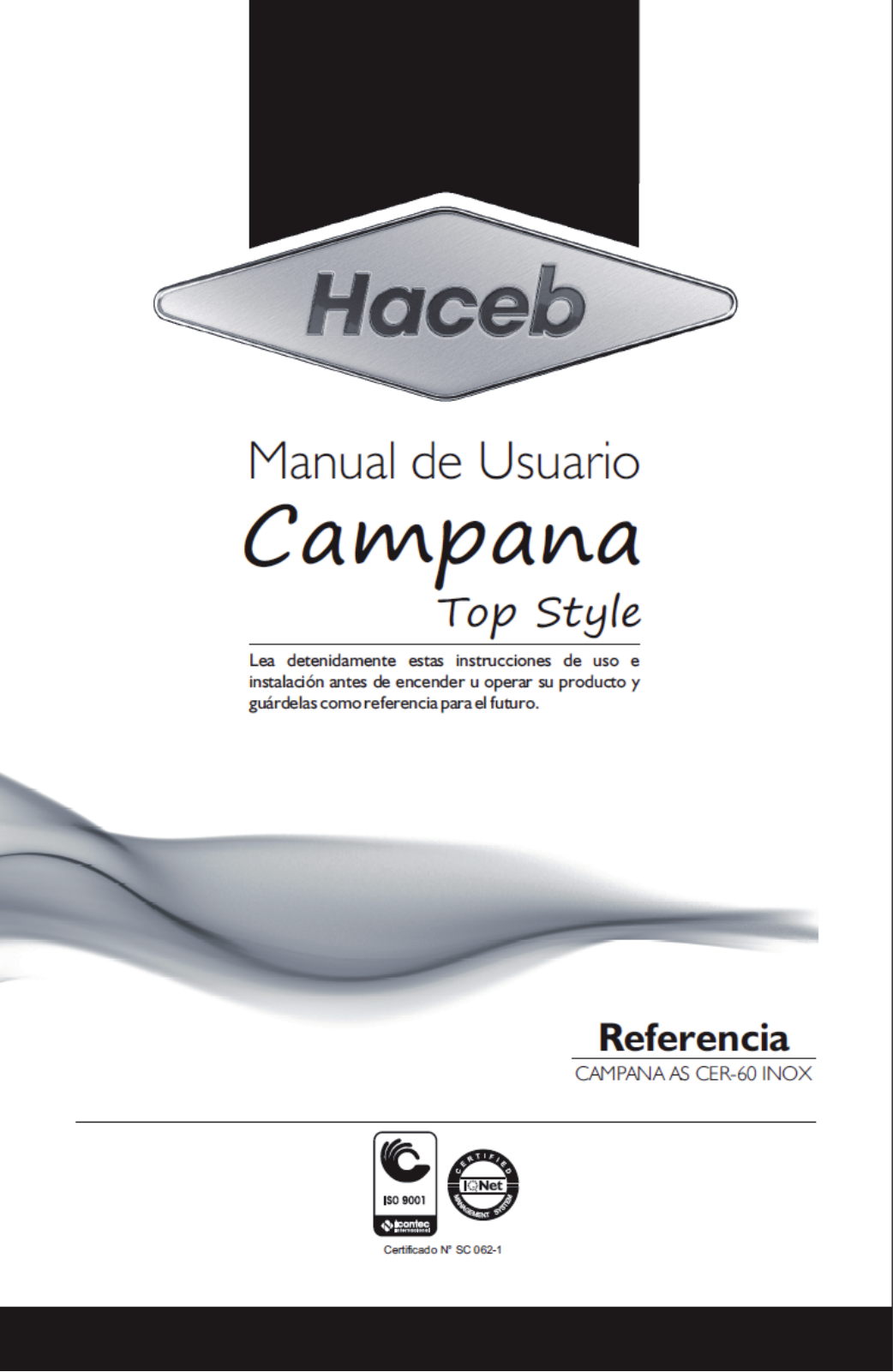 Haceb CER 60 V-3 User Manual