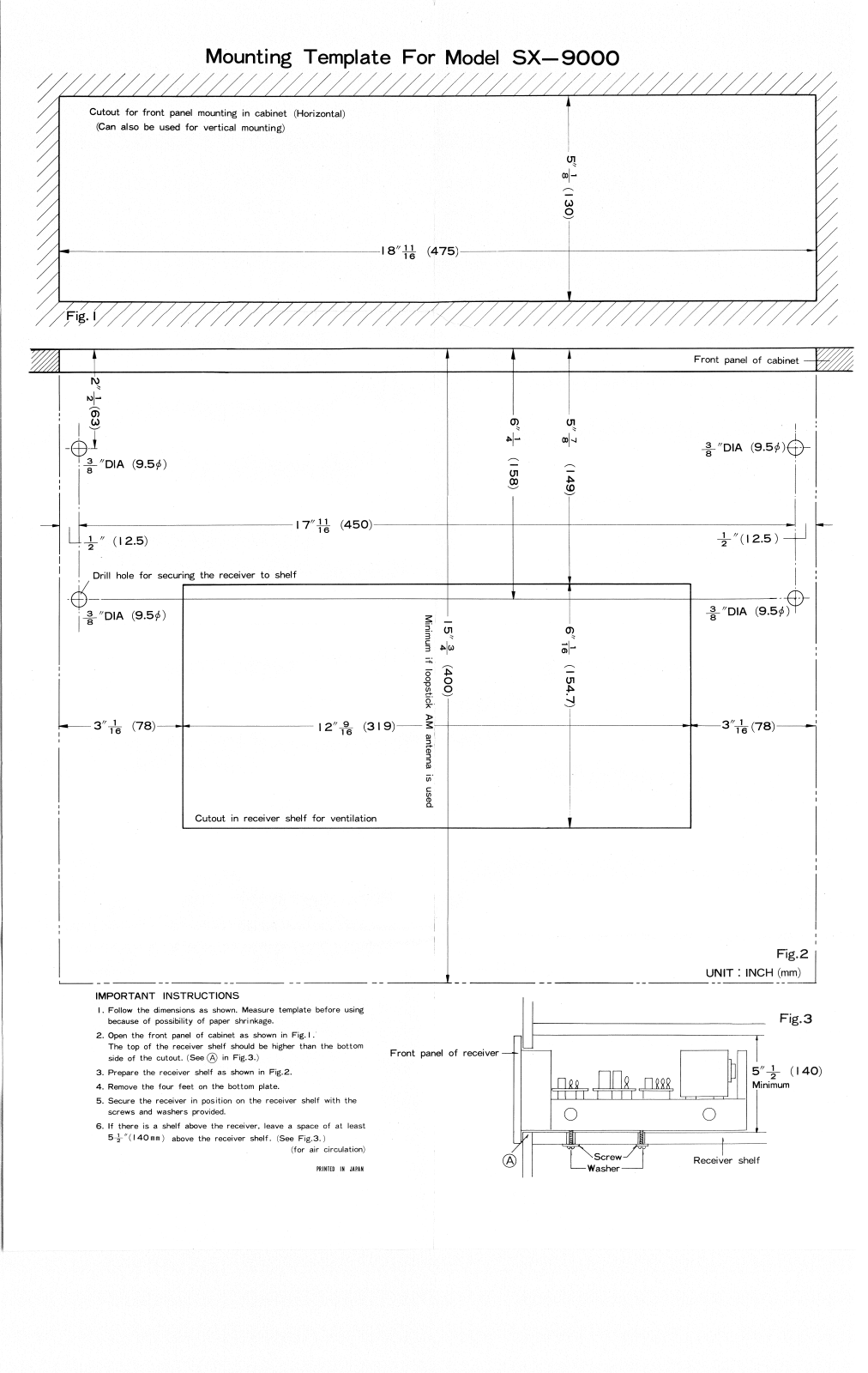 Pioneer SX-9000 Schematic