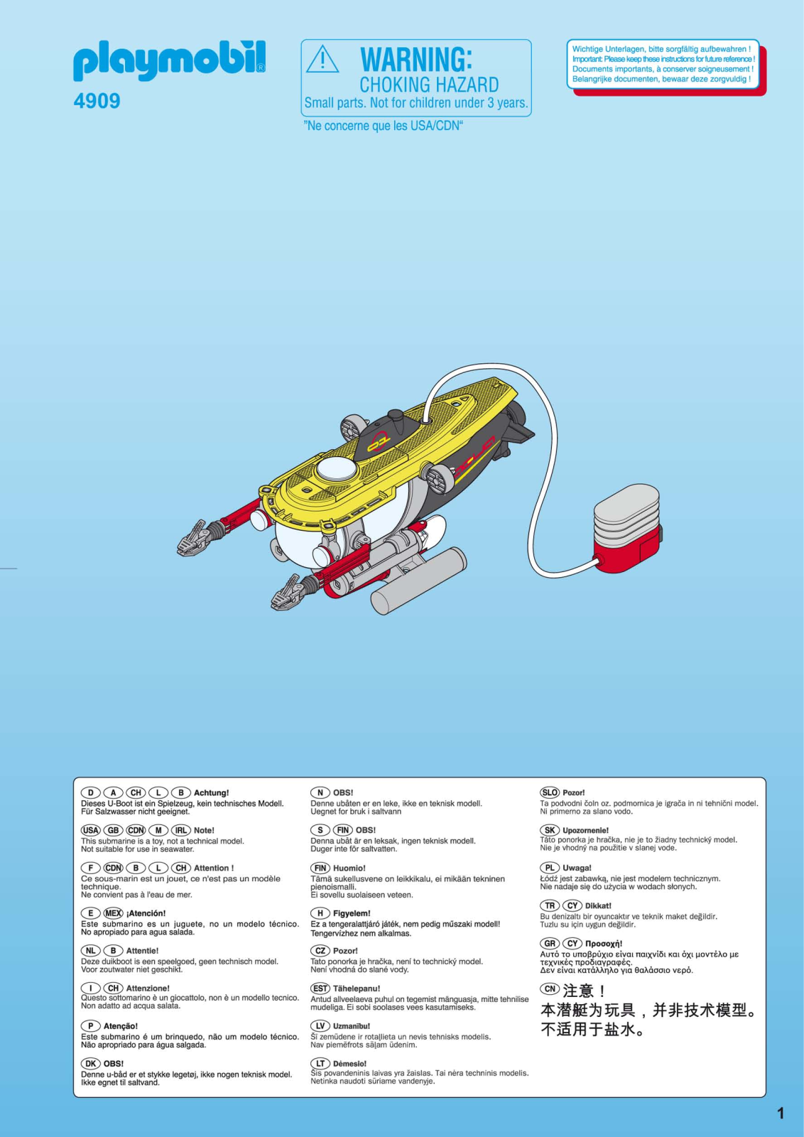 Playmobil 4909 Instructions