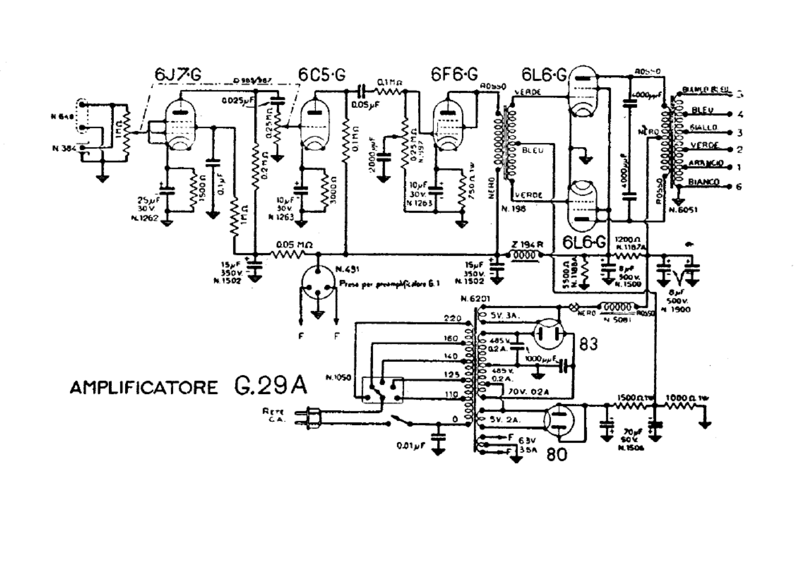 Geloso g29a schematic